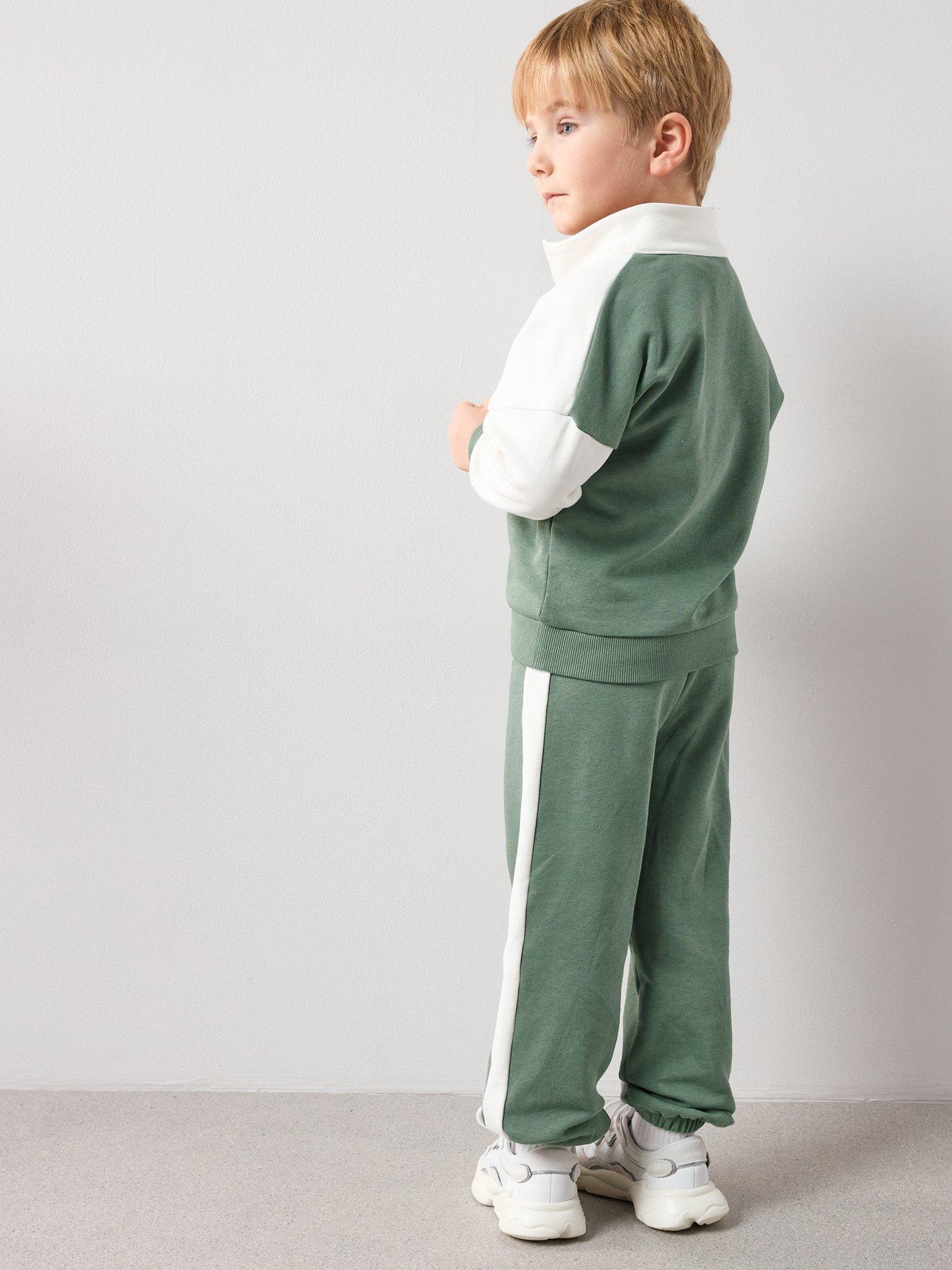 Image 2 of 5 of The Very Collection Boys Varsity Back Print Outfit Set