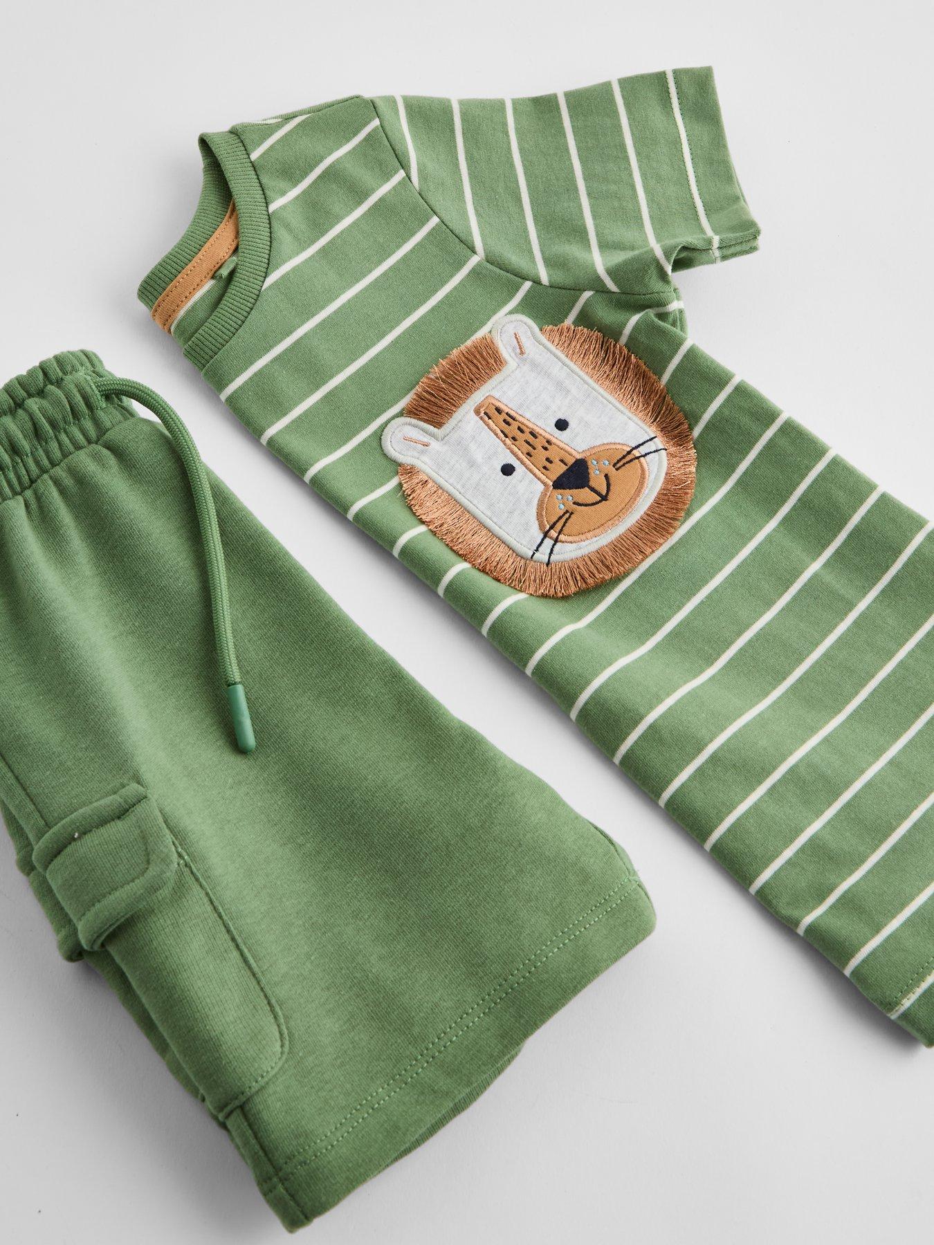 the-very-collection-boys-novelty-short-set-greenoutfit