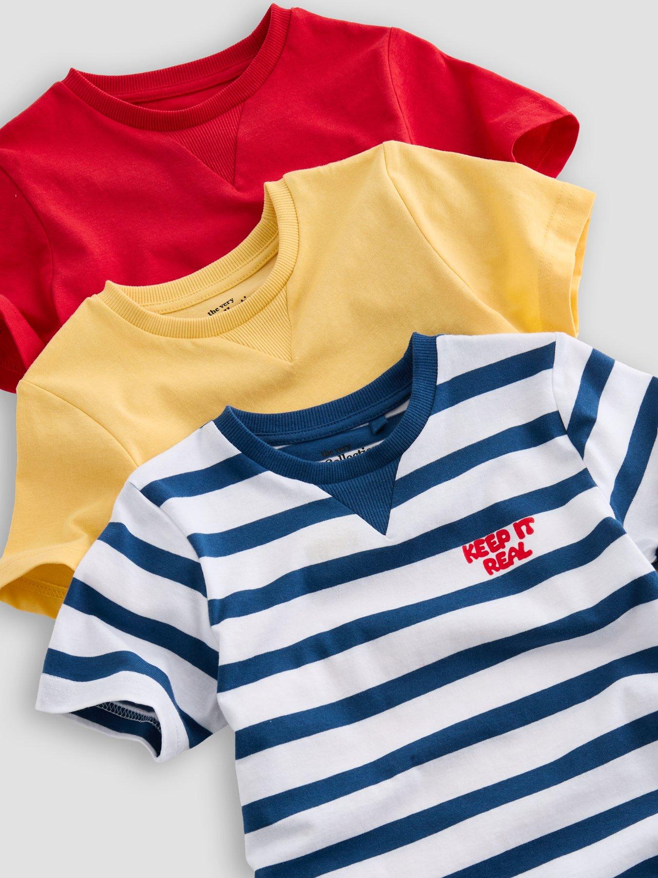 the-very-collection-boys-short-sleeve-3-pack-stripe-dropped-shoulder-tshirtdetail