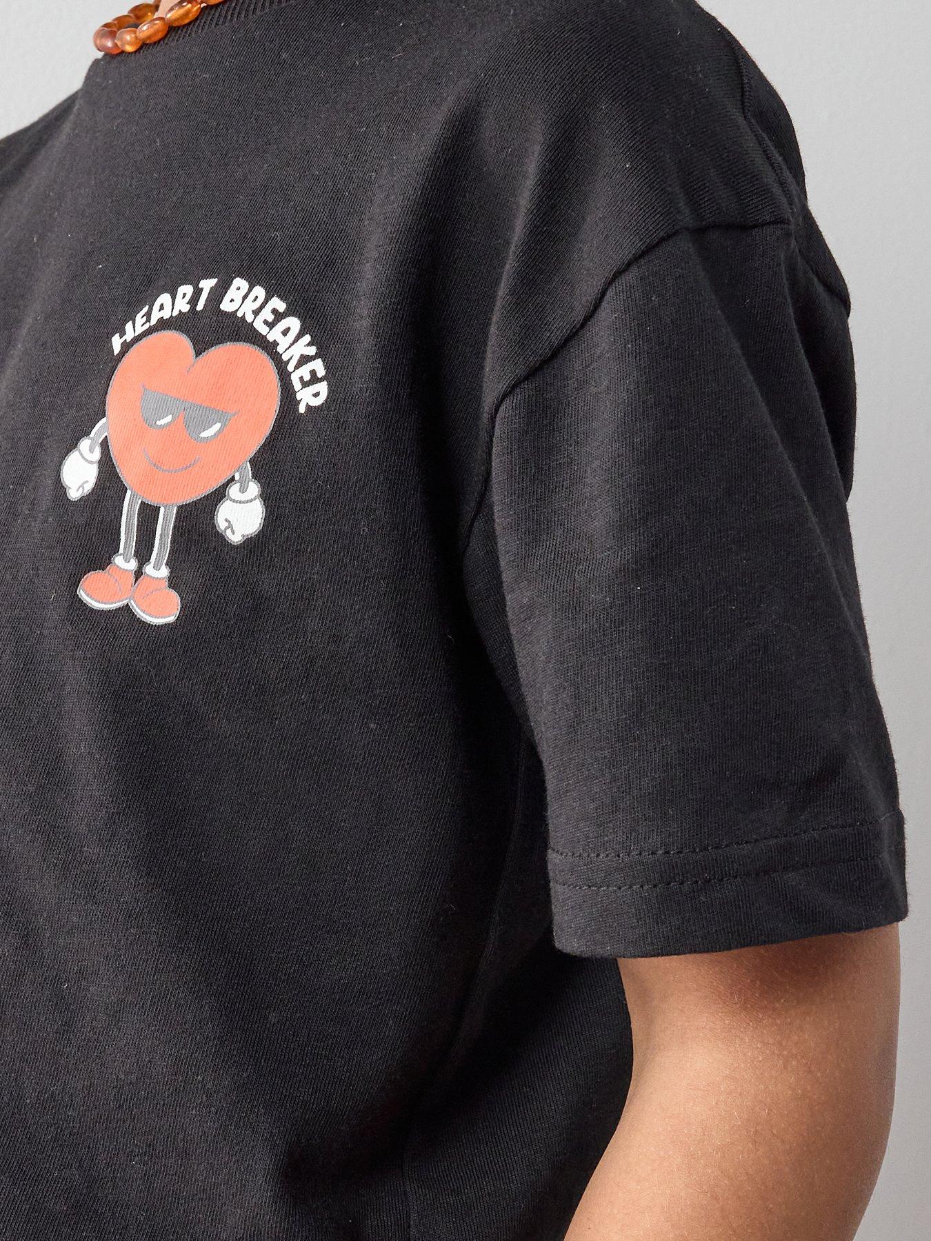 Image 4 of 5 of The Very Collection Boys Heart Breaker Graphic Short Sleeve Tshirt