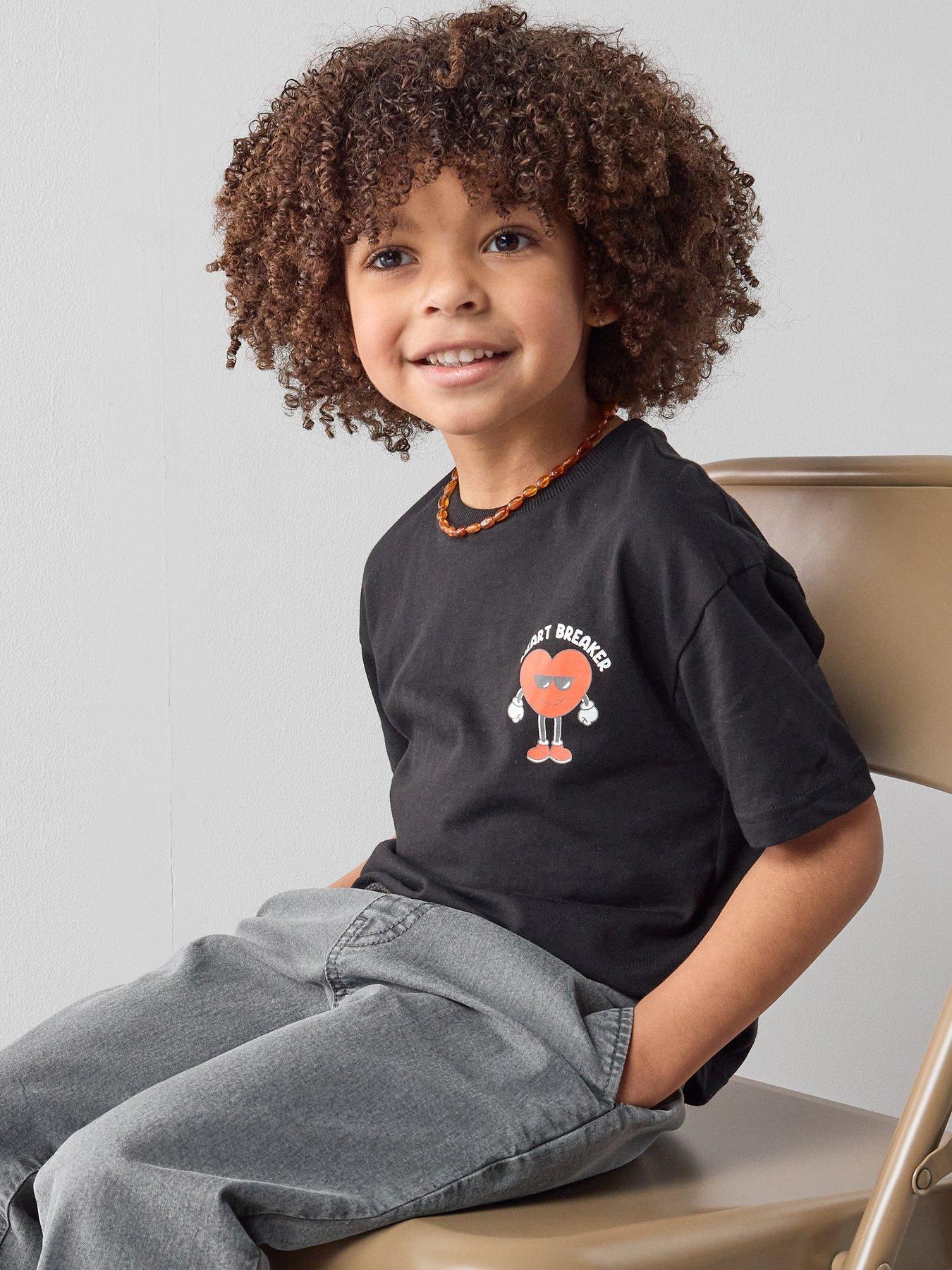 Image 5 of 5 of The Very Collection Boys Heart Breaker Graphic Short Sleeve Tshirt