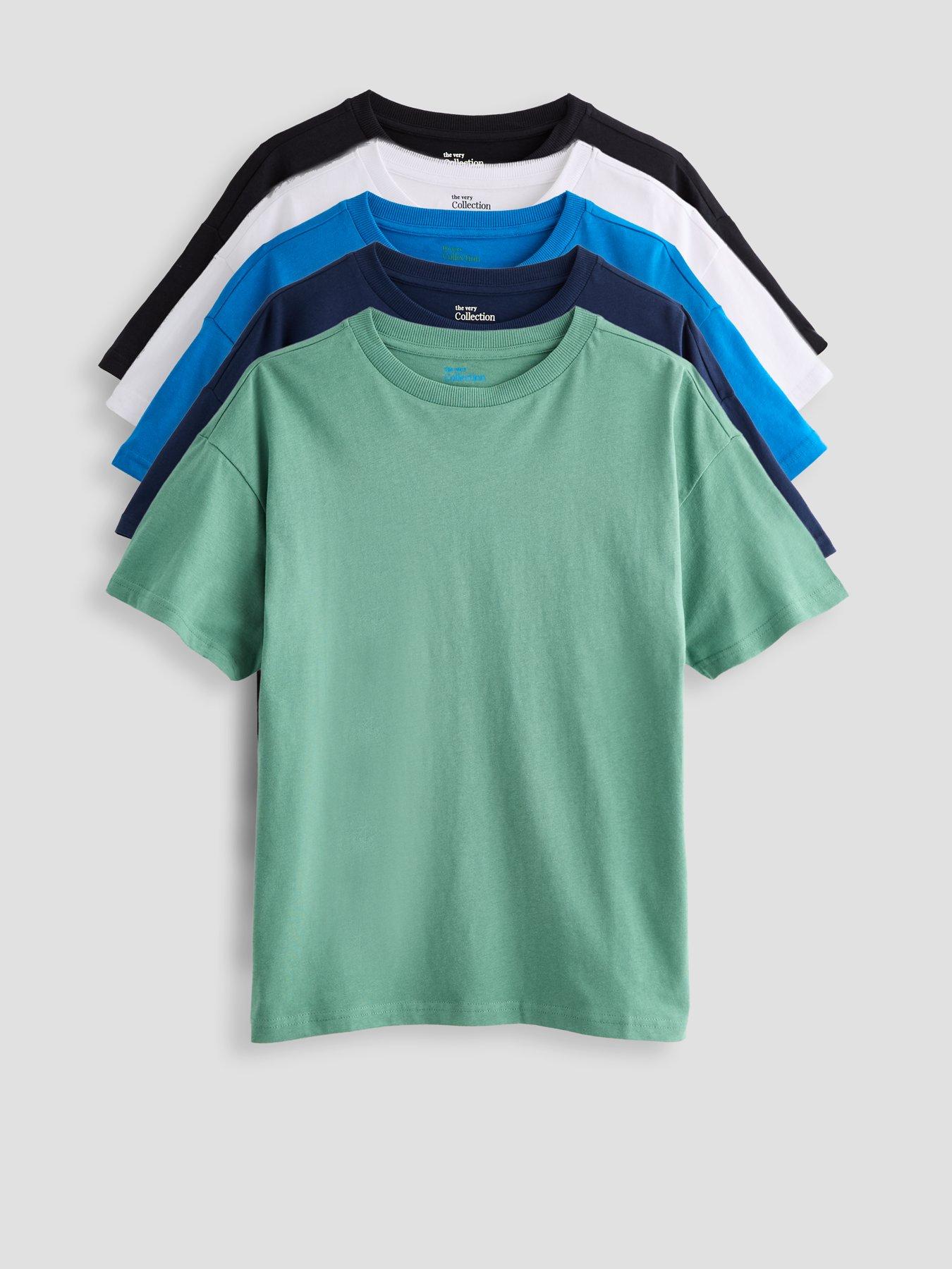 Image 1 of 5 of The Very Collection Boys 5 Pack Tshirt