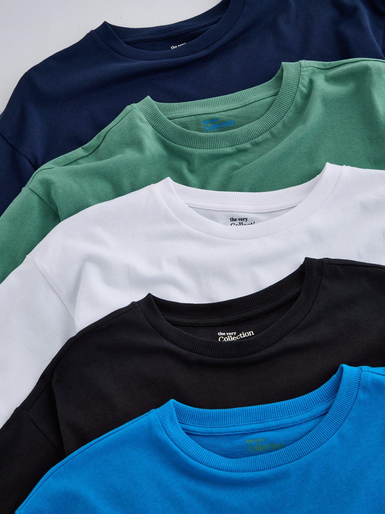 Image 5 of 5 of The Very Collection Boys 5 Pack Tshirt