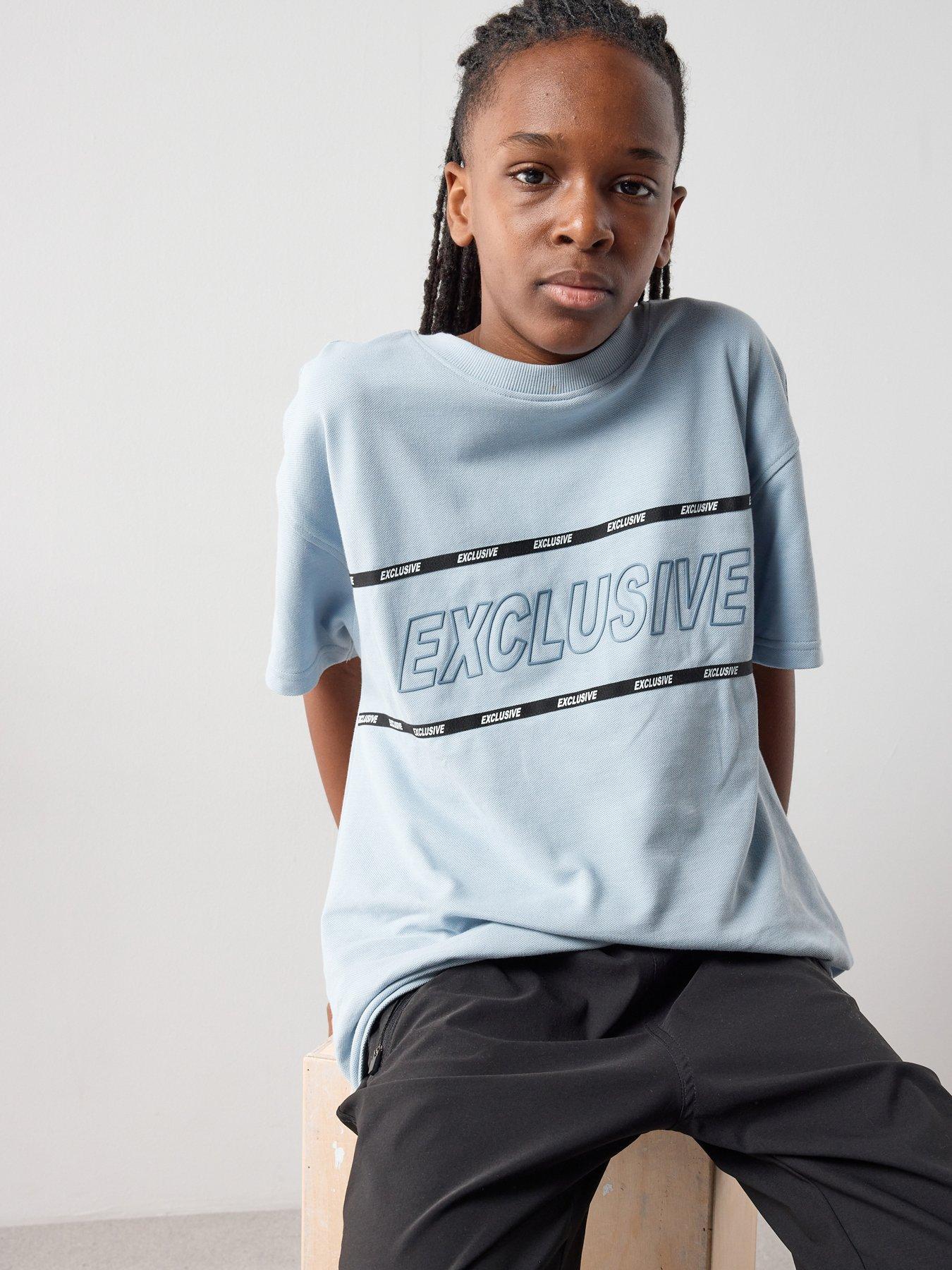 the-very-collection-boys-pique-t-shirt-with-embroidered-slogan-blue