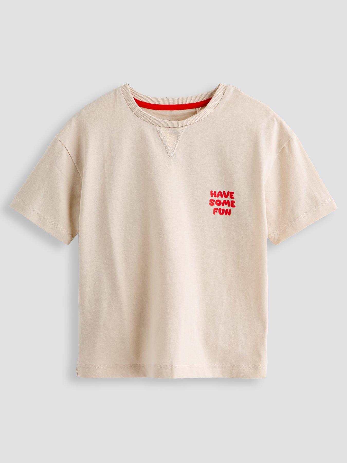 Image 2 of 5 of The Very Collection Boys Fun Shape Graphic Back Print Short Sleeve Tshirt