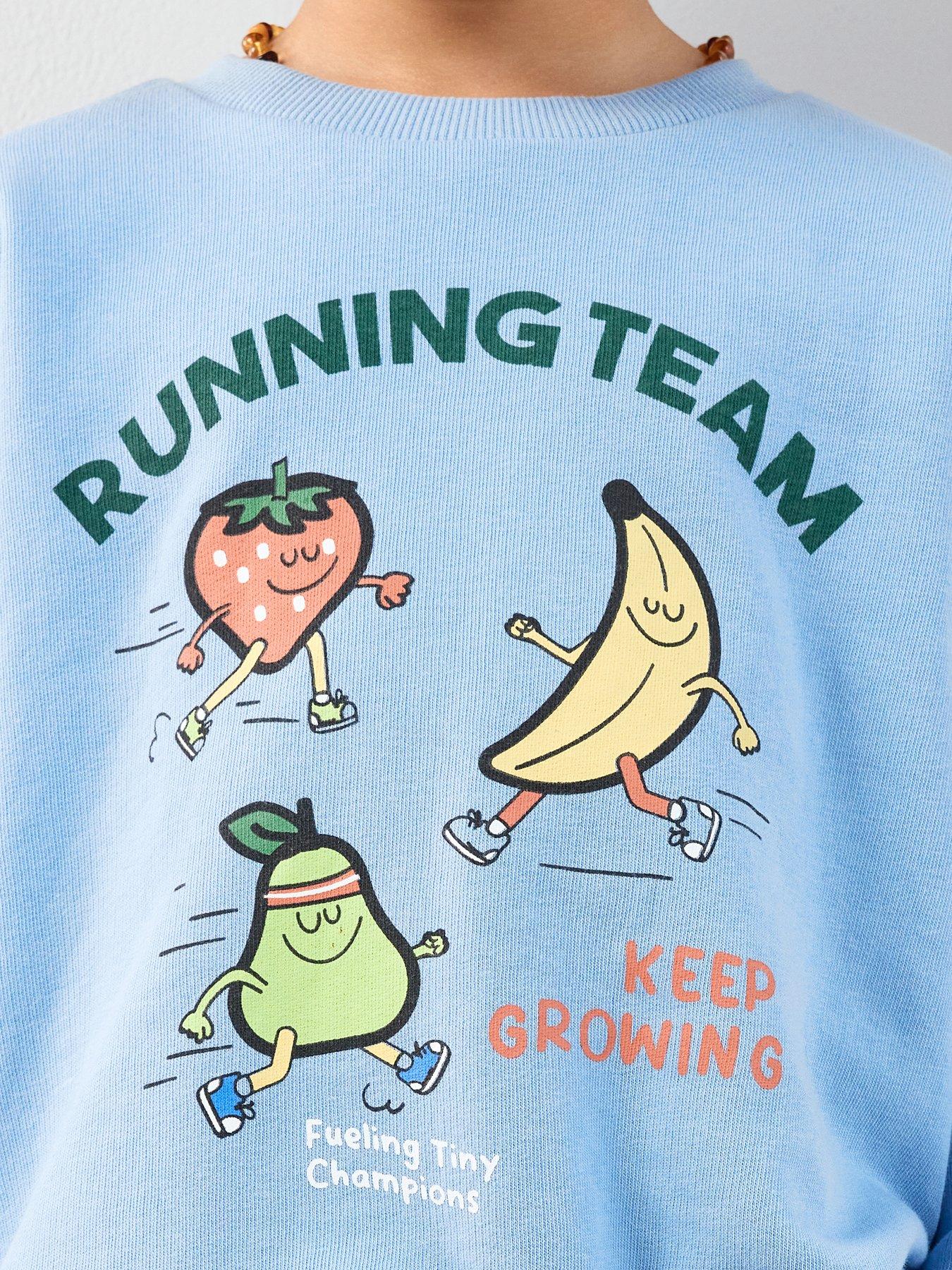 Image 5 of 5 of The Very Collection Boys Fruit Running Team Sweatshirt