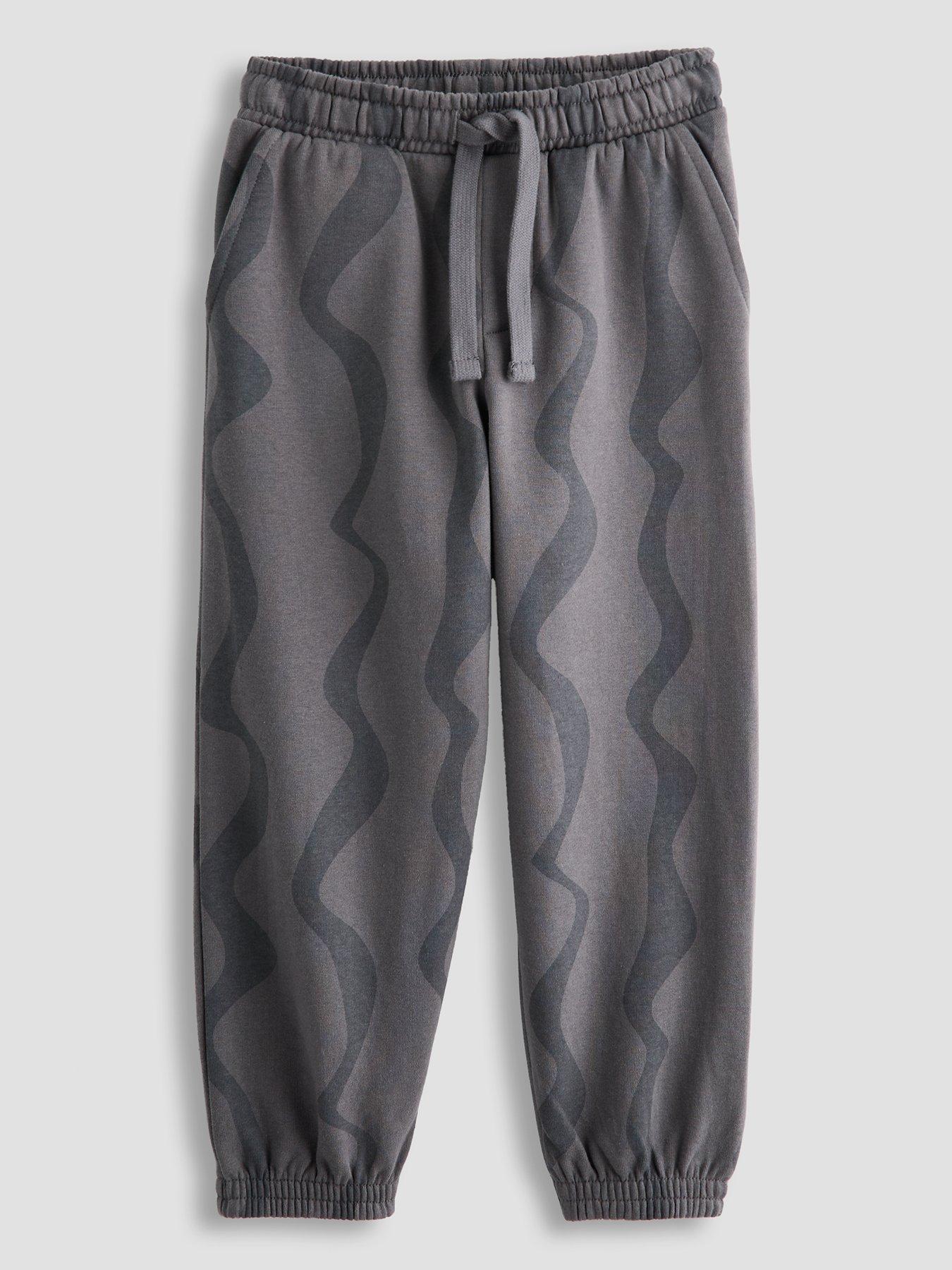 Image 3 of 4 of The Very Collection Boys 2 Pack Printed And Plain Joggers - Multi