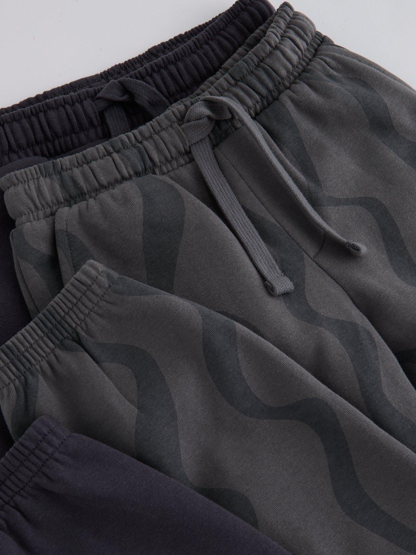 Image 4 of 4 of The Very Collection Boys 2 Pack Printed And Plain Joggers - Multi