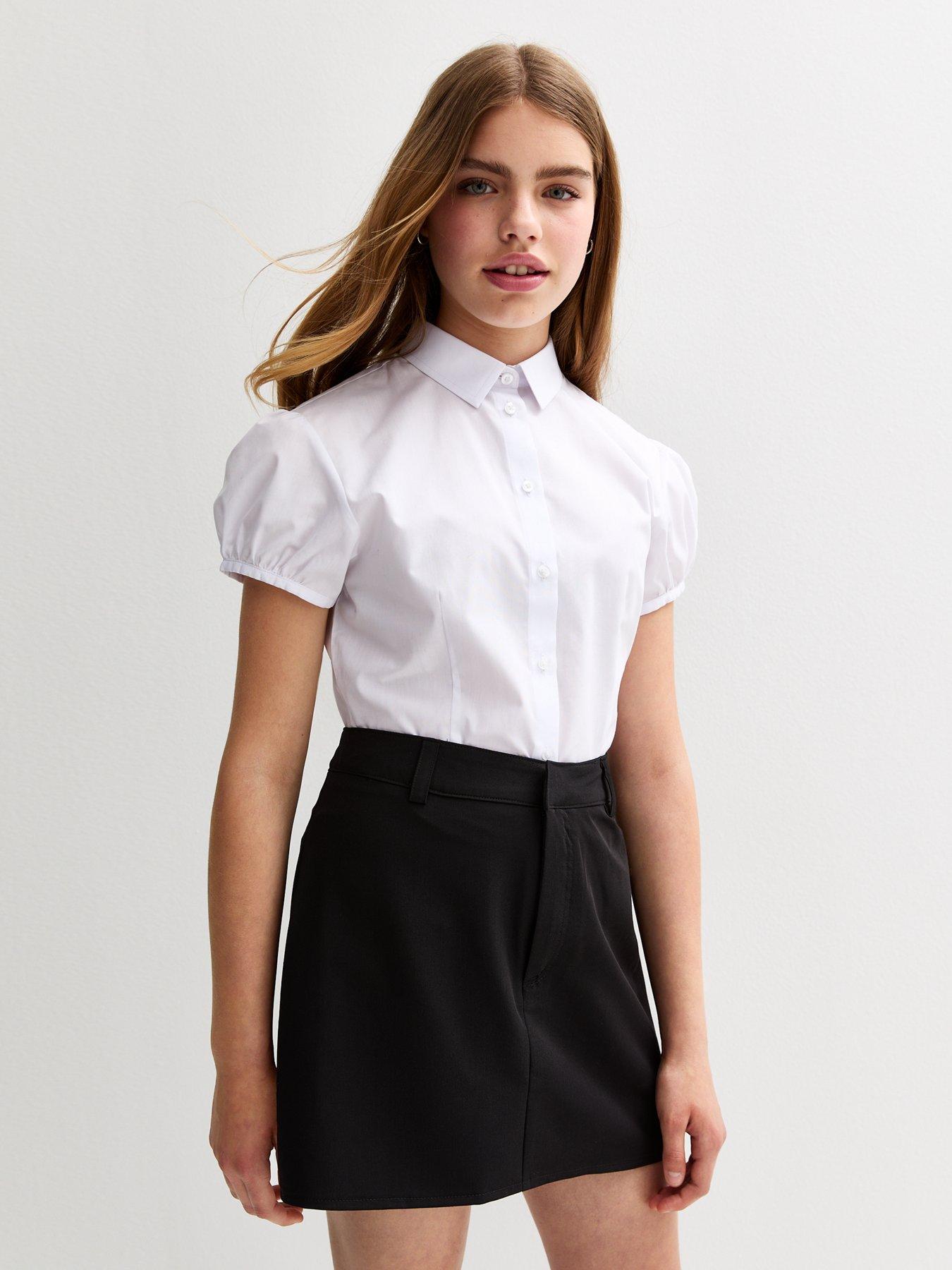 New Look 915 Girls Tube School Skort - Black