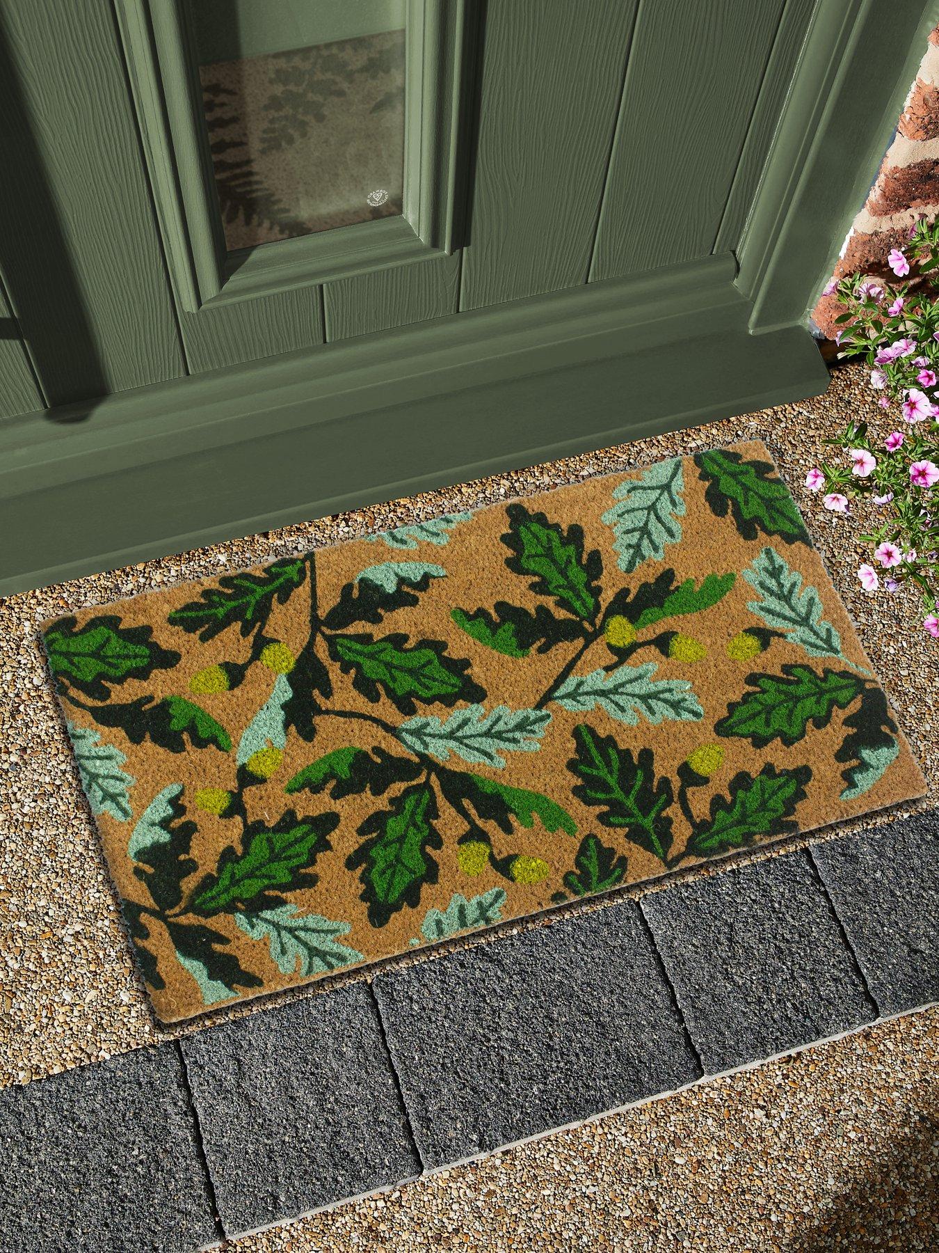 rhs-coir-autumn-oak-green-doormat-45-x-75cm