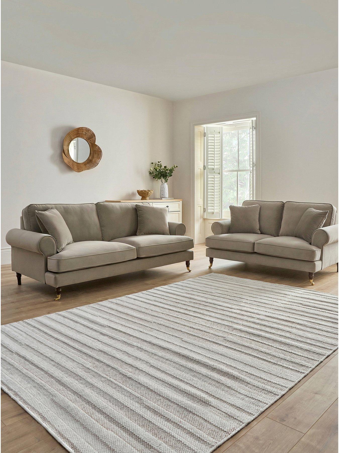 The Very Collection Coast 3 + 2 Seater Fabric Sofa Set (Buy  &  SAVE!)