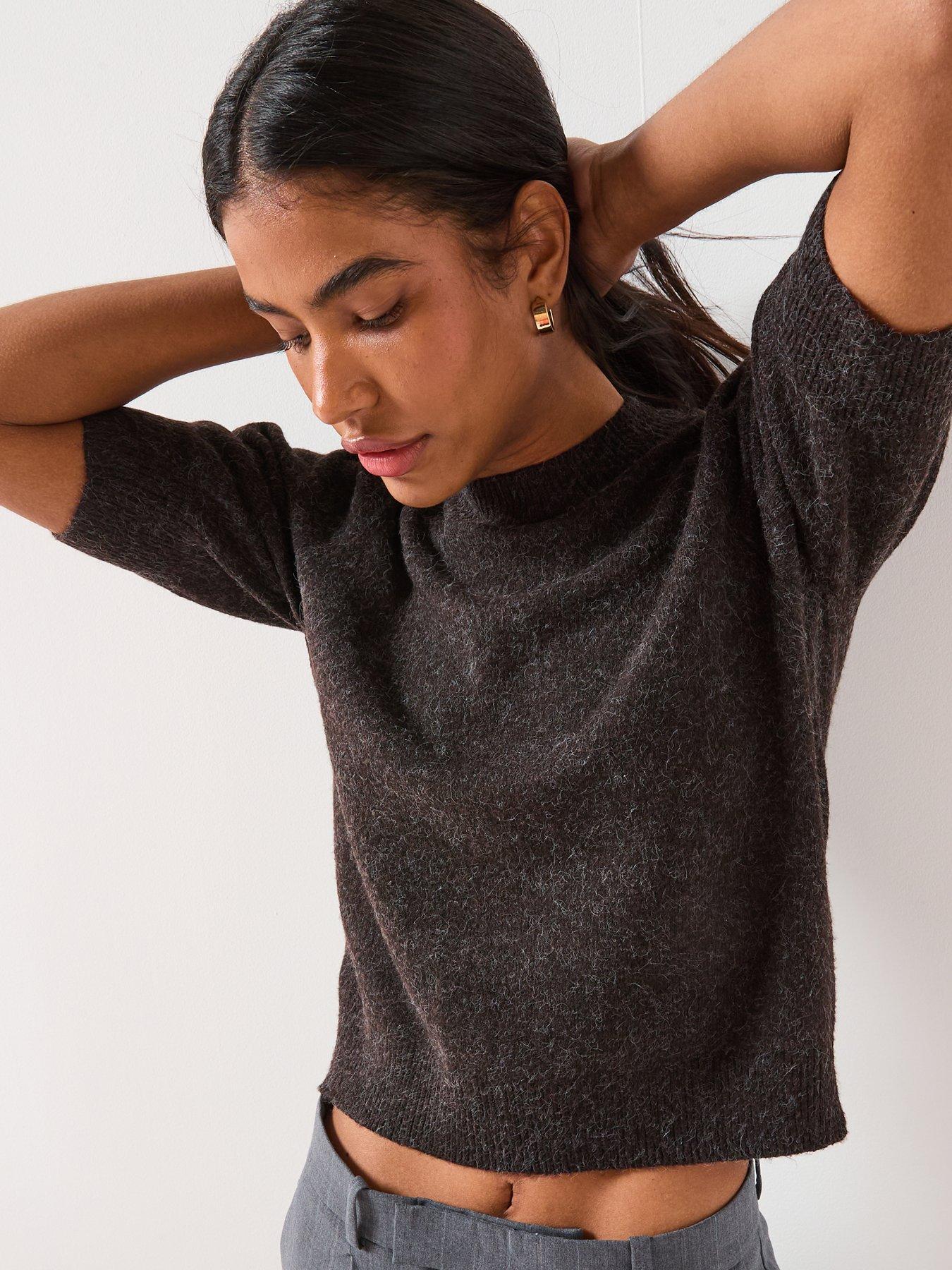 vero-moda-24-o-neck-short-sleeve-jumper-brownoutfit