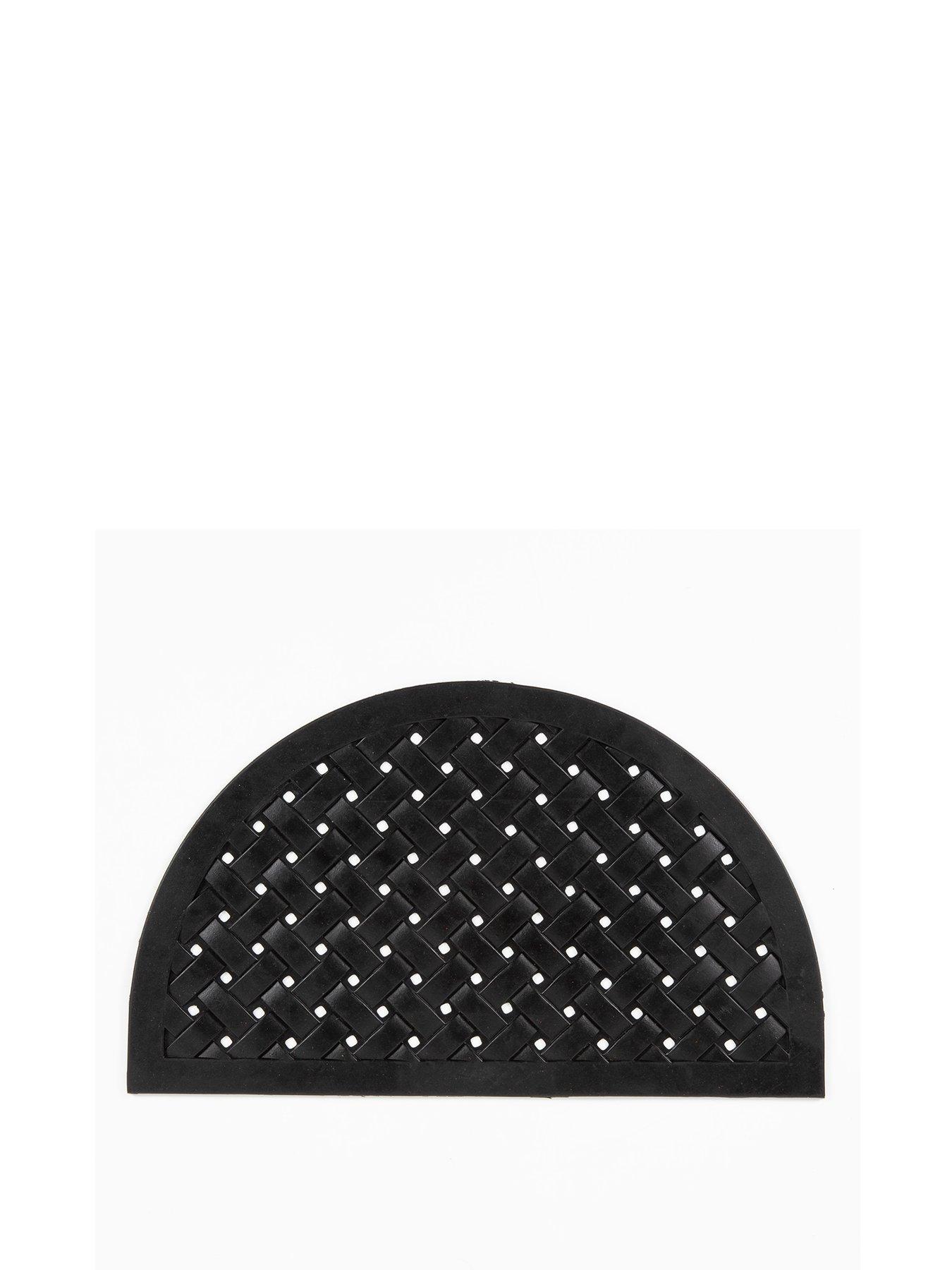 arthouse-reddish-half-moon-rubber-lattice-black-doormat-45x75cmstillFront