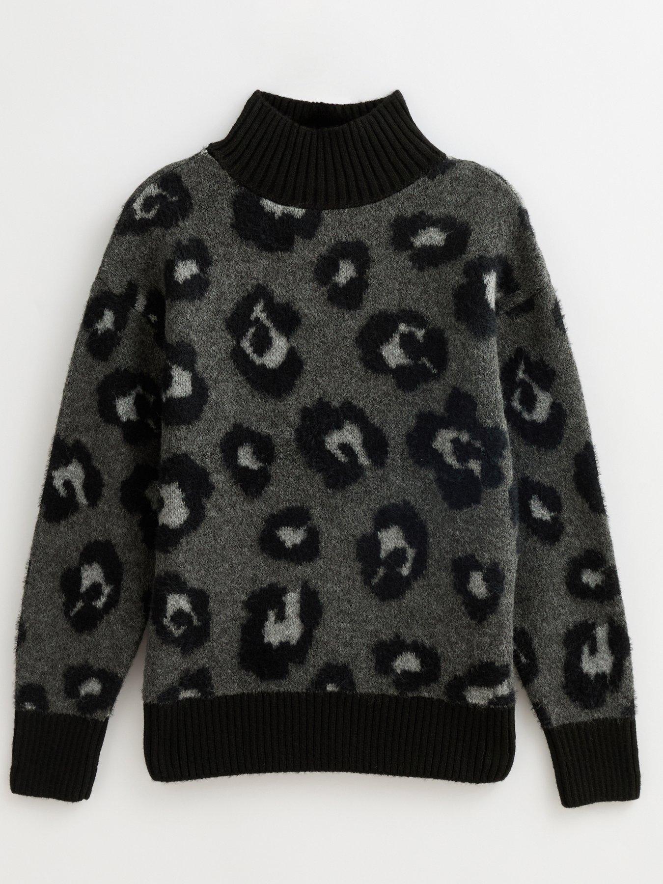 new-look-dark-grey-animal-knit-jumperoutfit