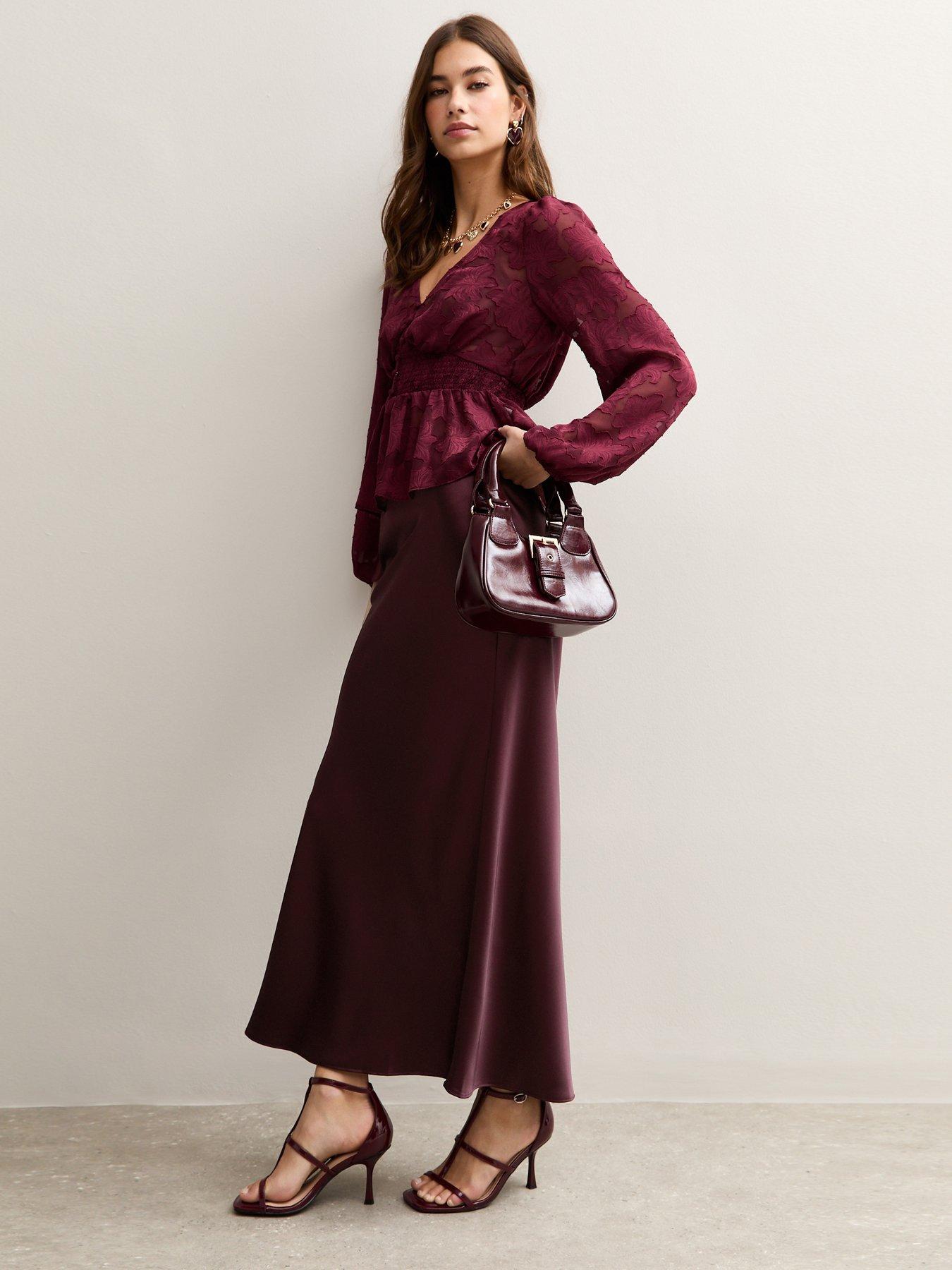 new-look-dark-burgundy-satin-bias-cut-midi-skirtback