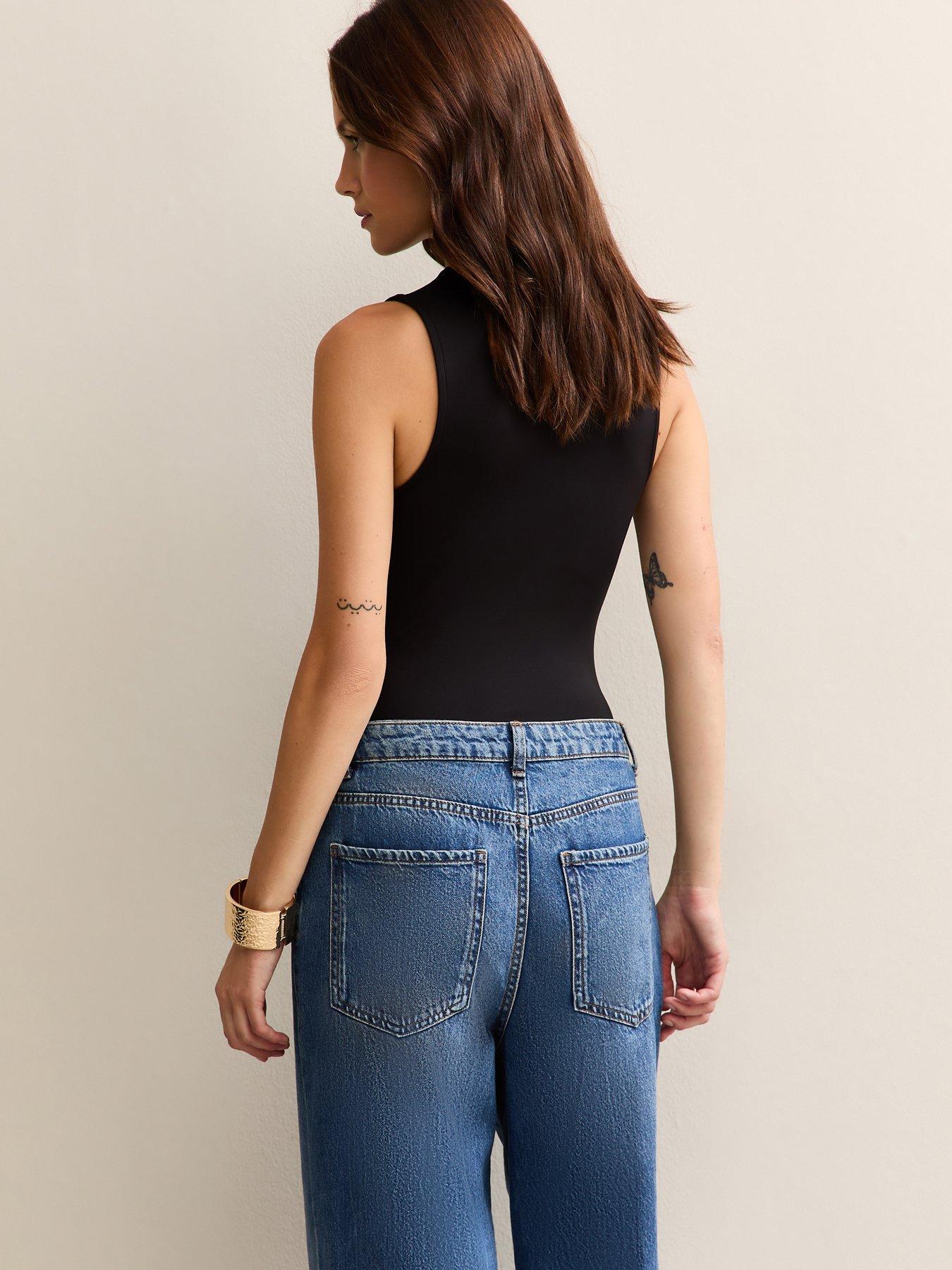 new-look-black-sleeveless-jersey-bodysuitstillFront