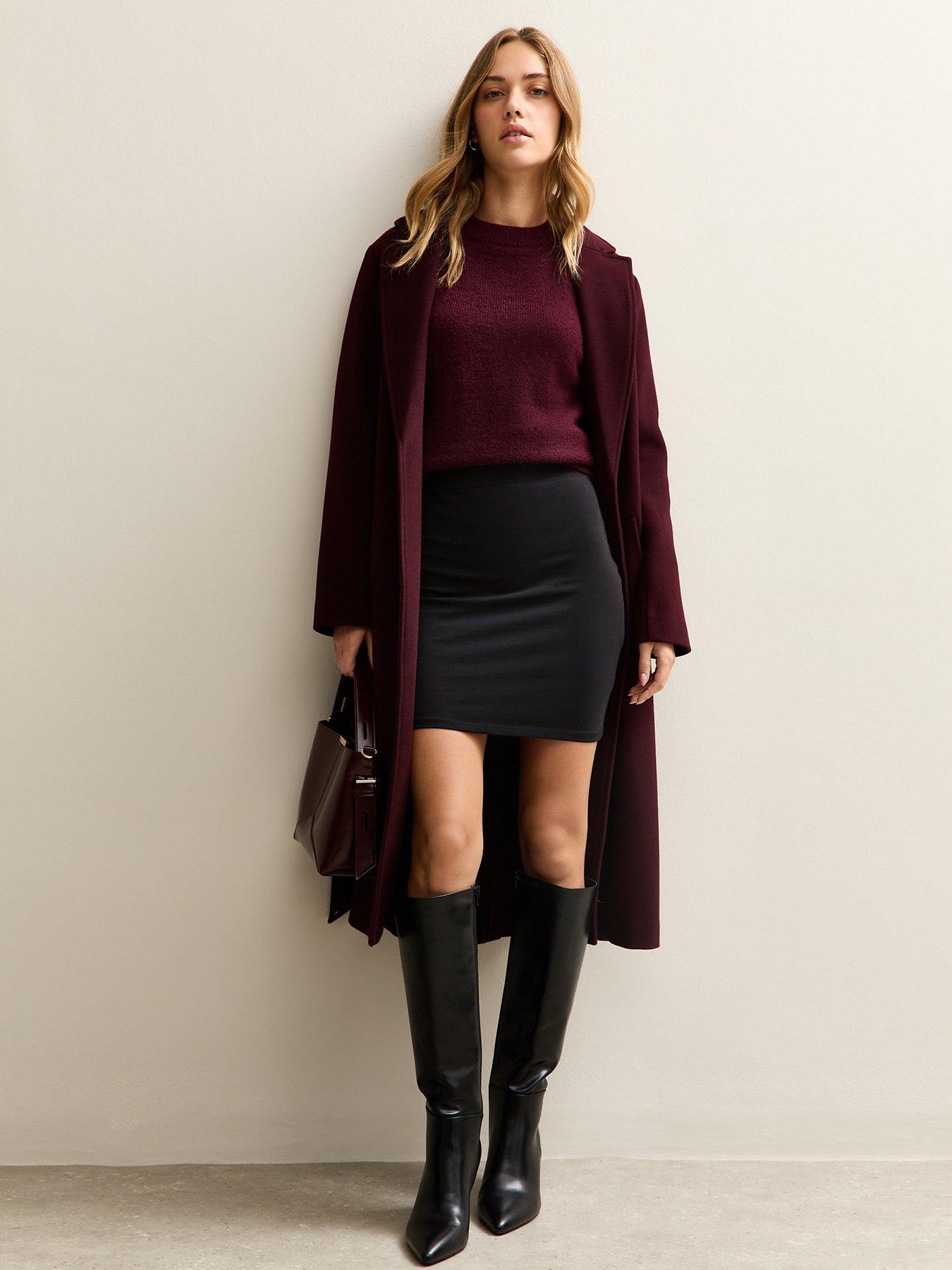 new-look-stretch-cotton-tube-mini-skirt-blackback