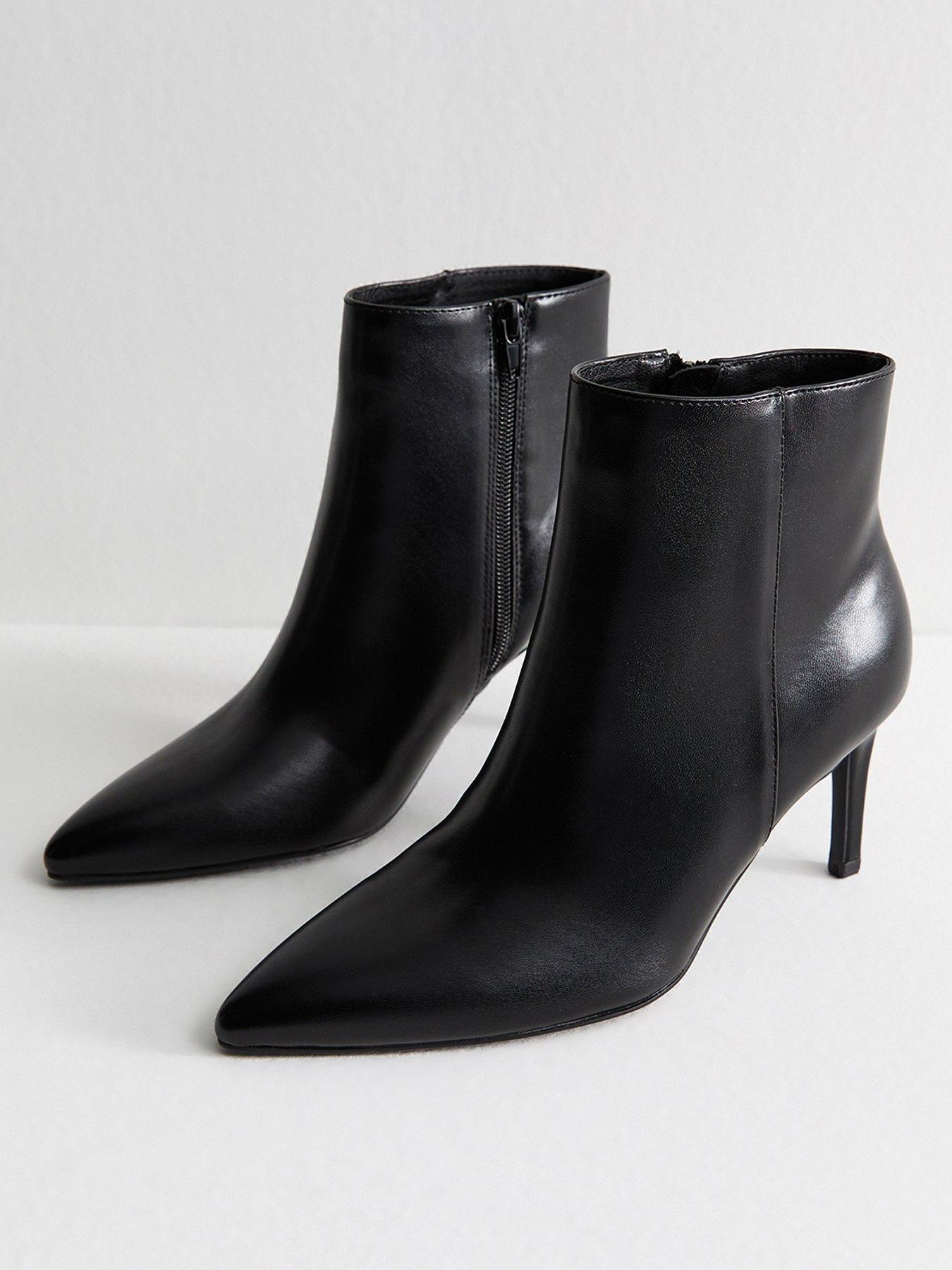 new-look-black-faux-leather-point-toe-ankle-bootsstillFront
