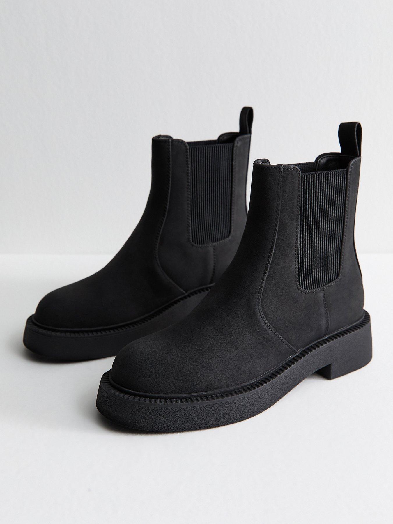 new-look-black-faux-suede-ankle-bootsstillFront