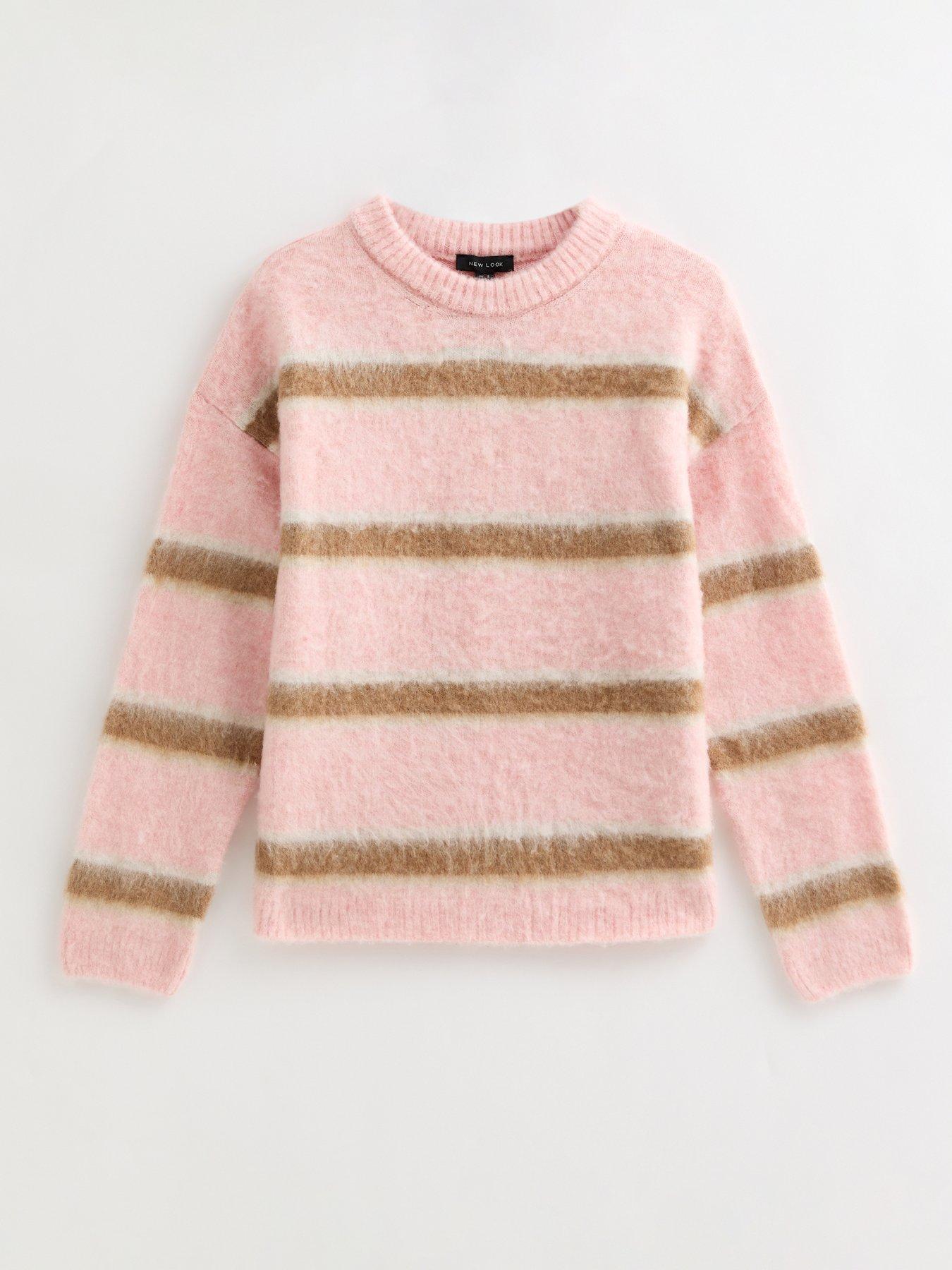 new-look-grey-striped-brushed-crew-neck-jumperdetail