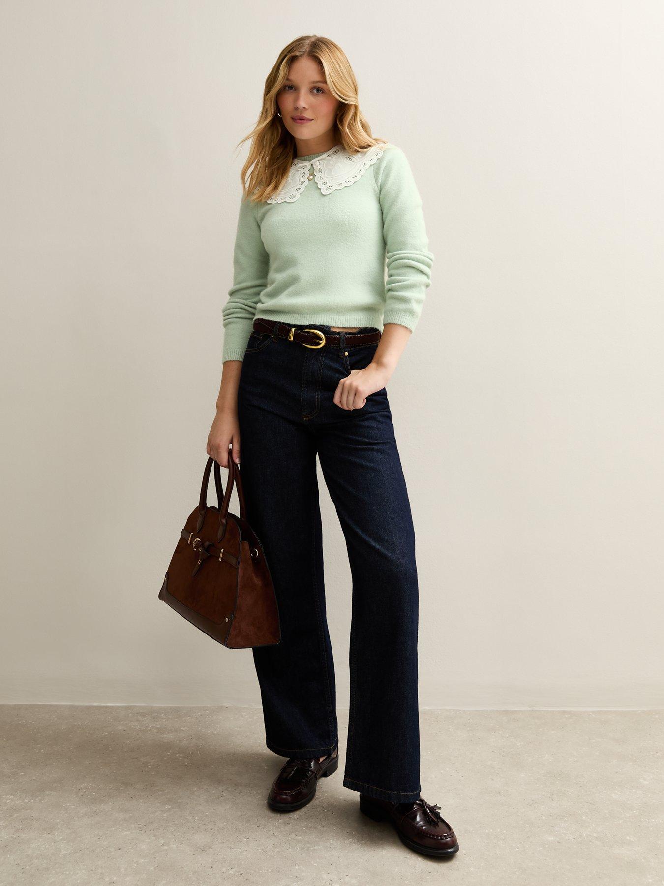 new-look-detachable-collar-jumper-greenback
