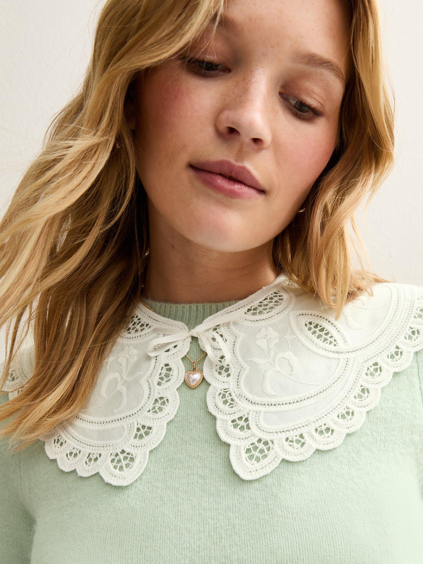 new-look-detachable-collar-jumper-greenoutfit