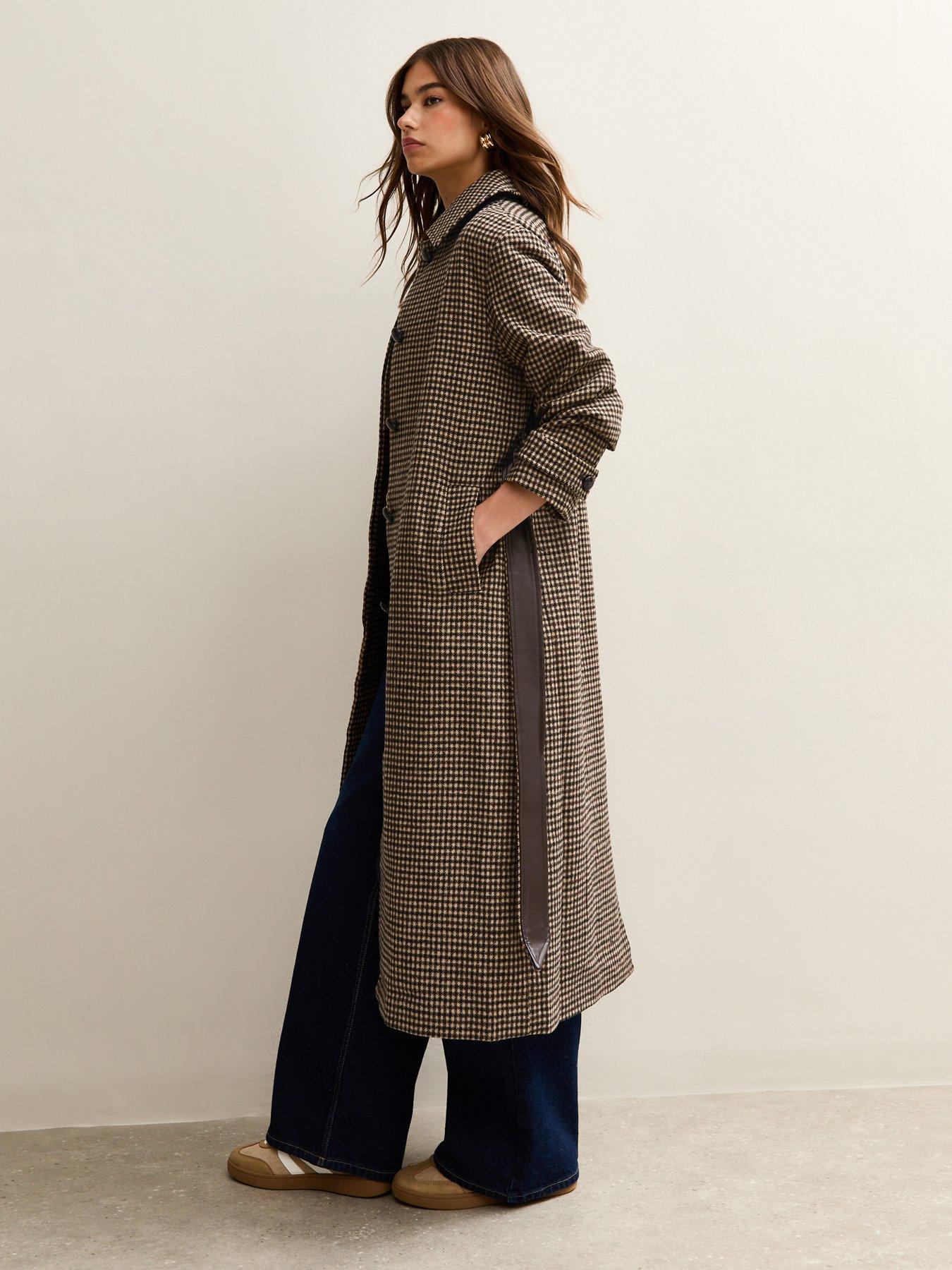 new-look-checked-belted-longline-coat-brownback