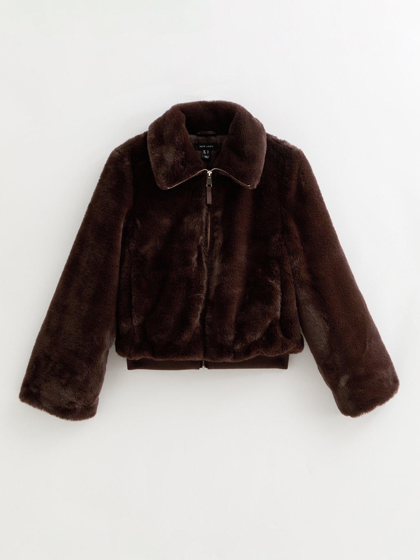 new-look-faux-fur-bomber-jacket-dark-browndetail