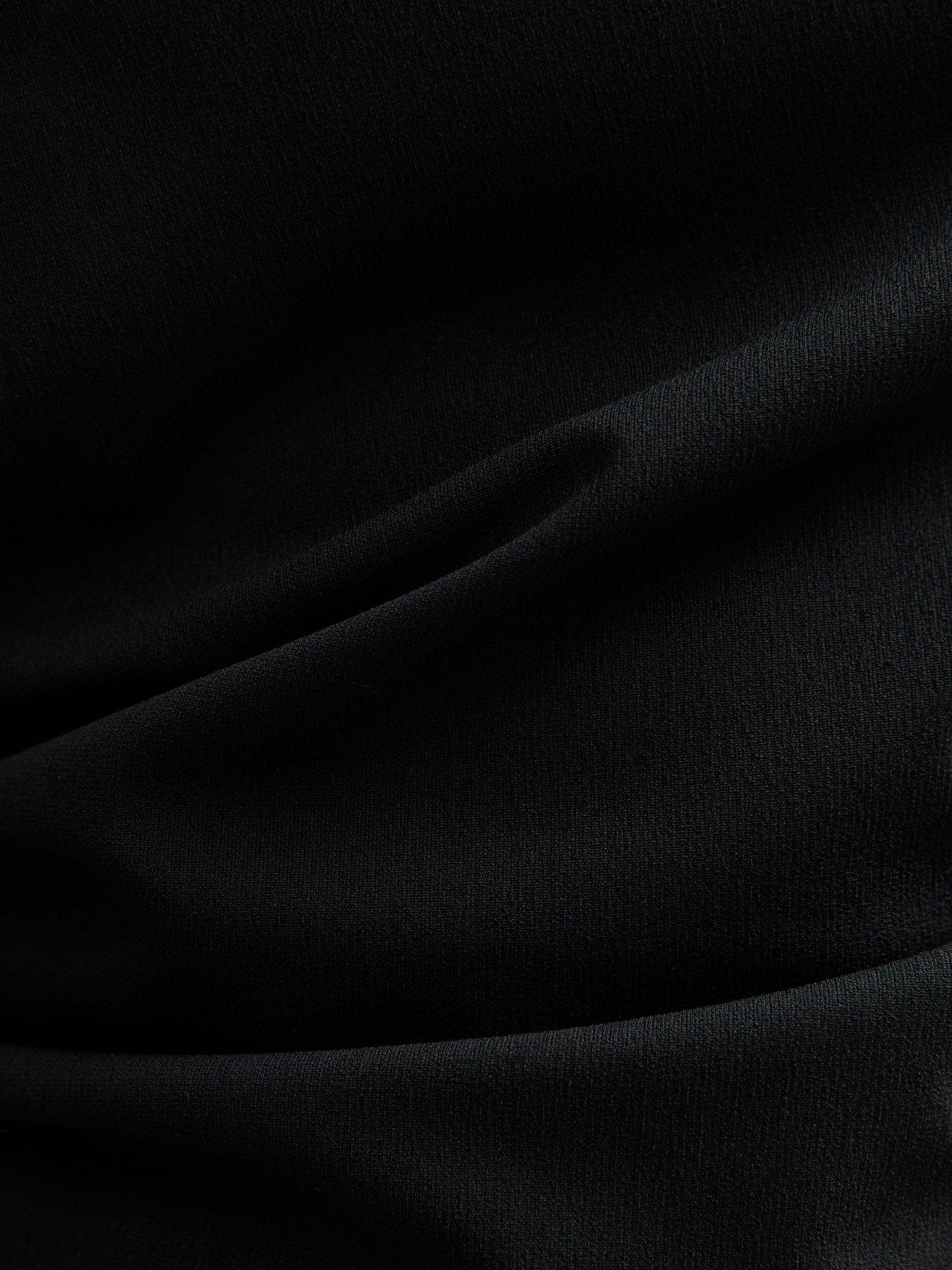 new-look-black-ruched-jersey-tank-topdetail