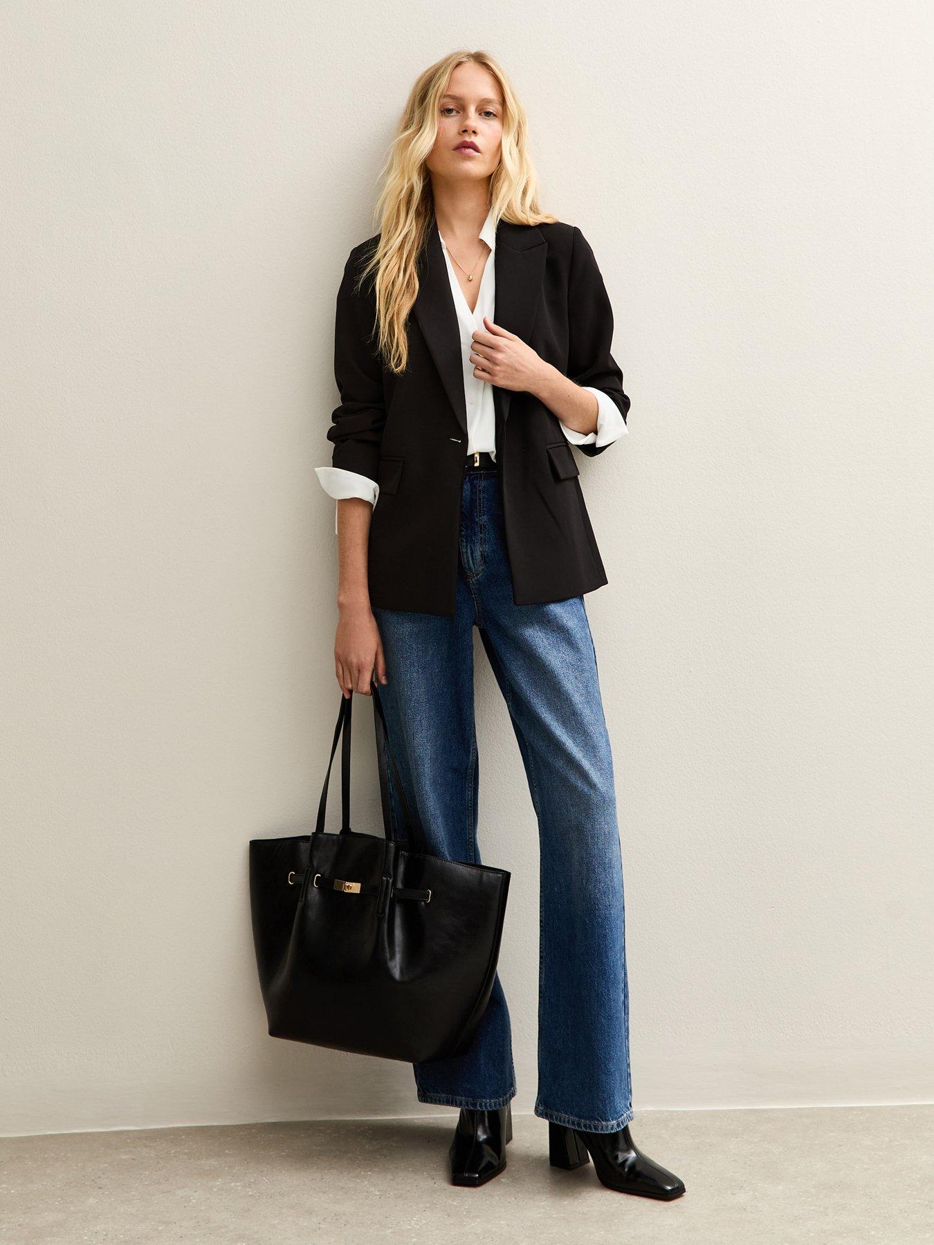 new-look-black-single-breasted-blazer-jacketback