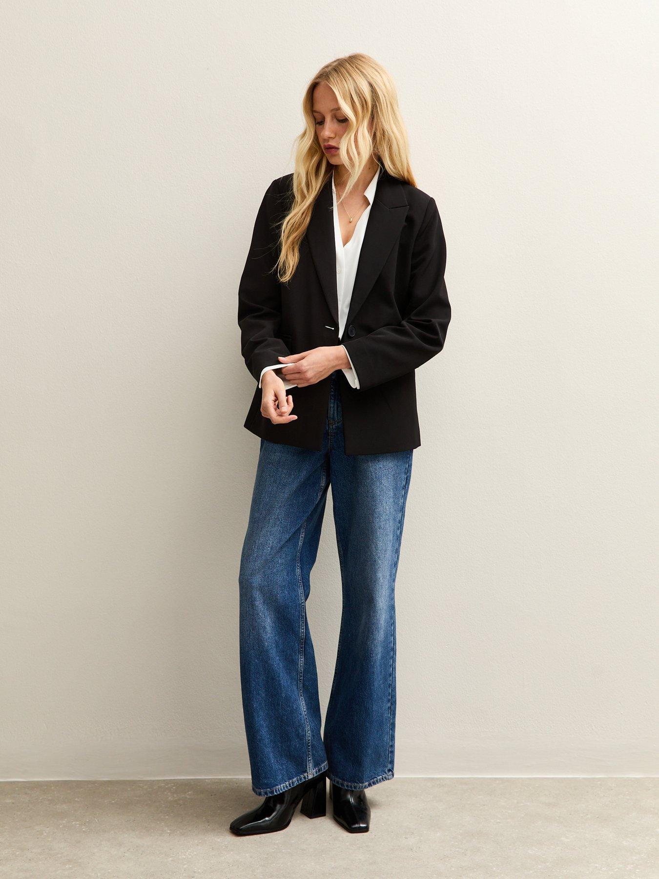 new-look-black-single-breasted-blazer-jacketoutfit