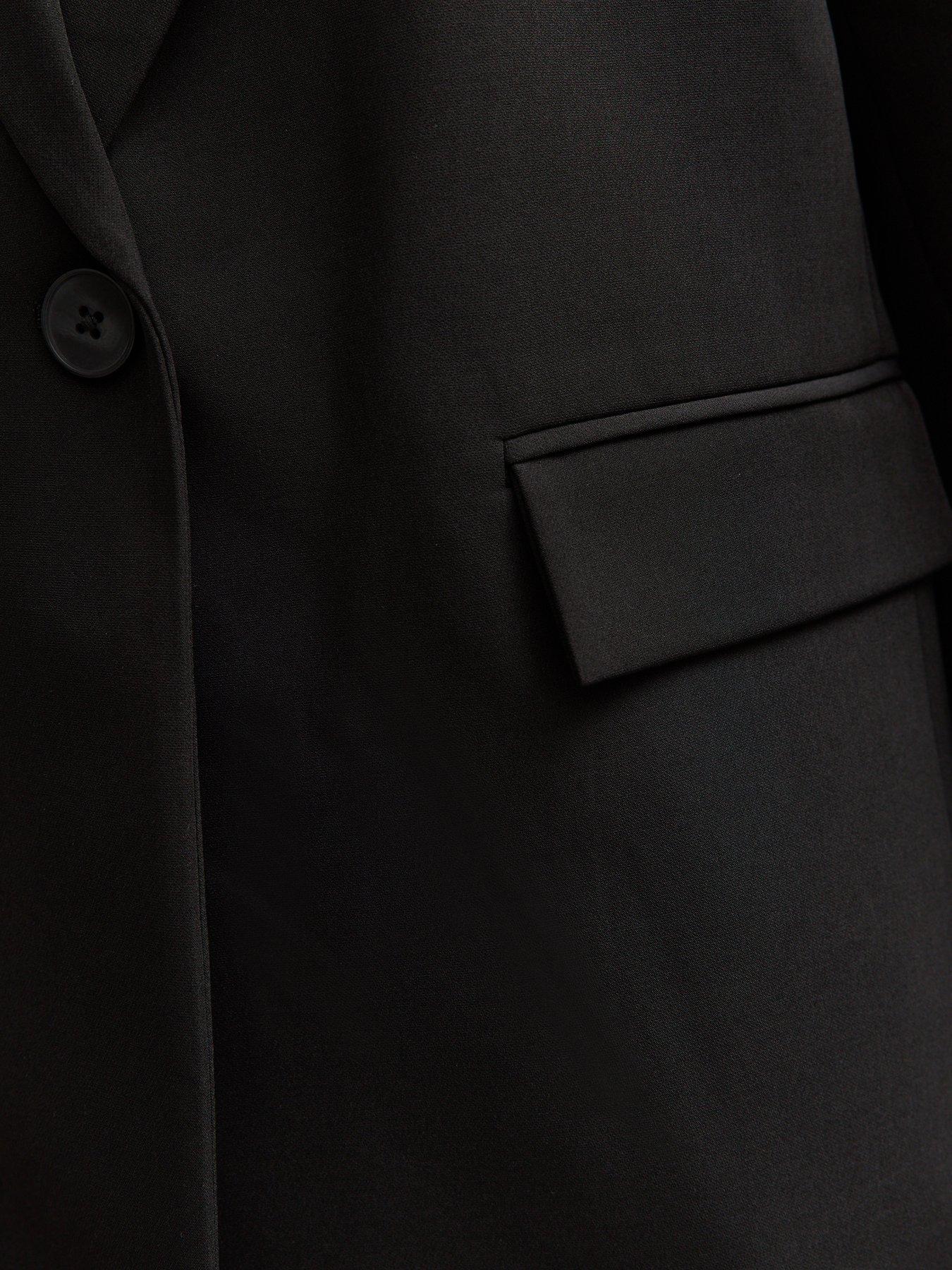 Image 6 of 6 of New Look Black Single Breasted Blazer Jacket