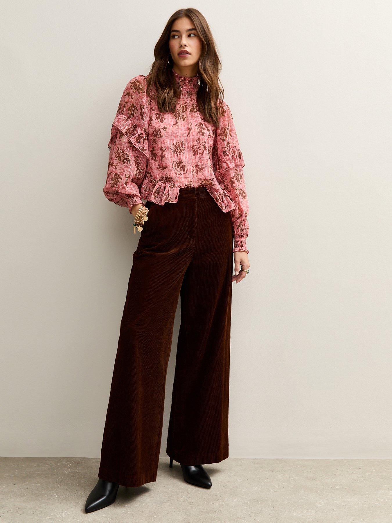 new-look-ruffle-trimmed-blouse-pinkdetail