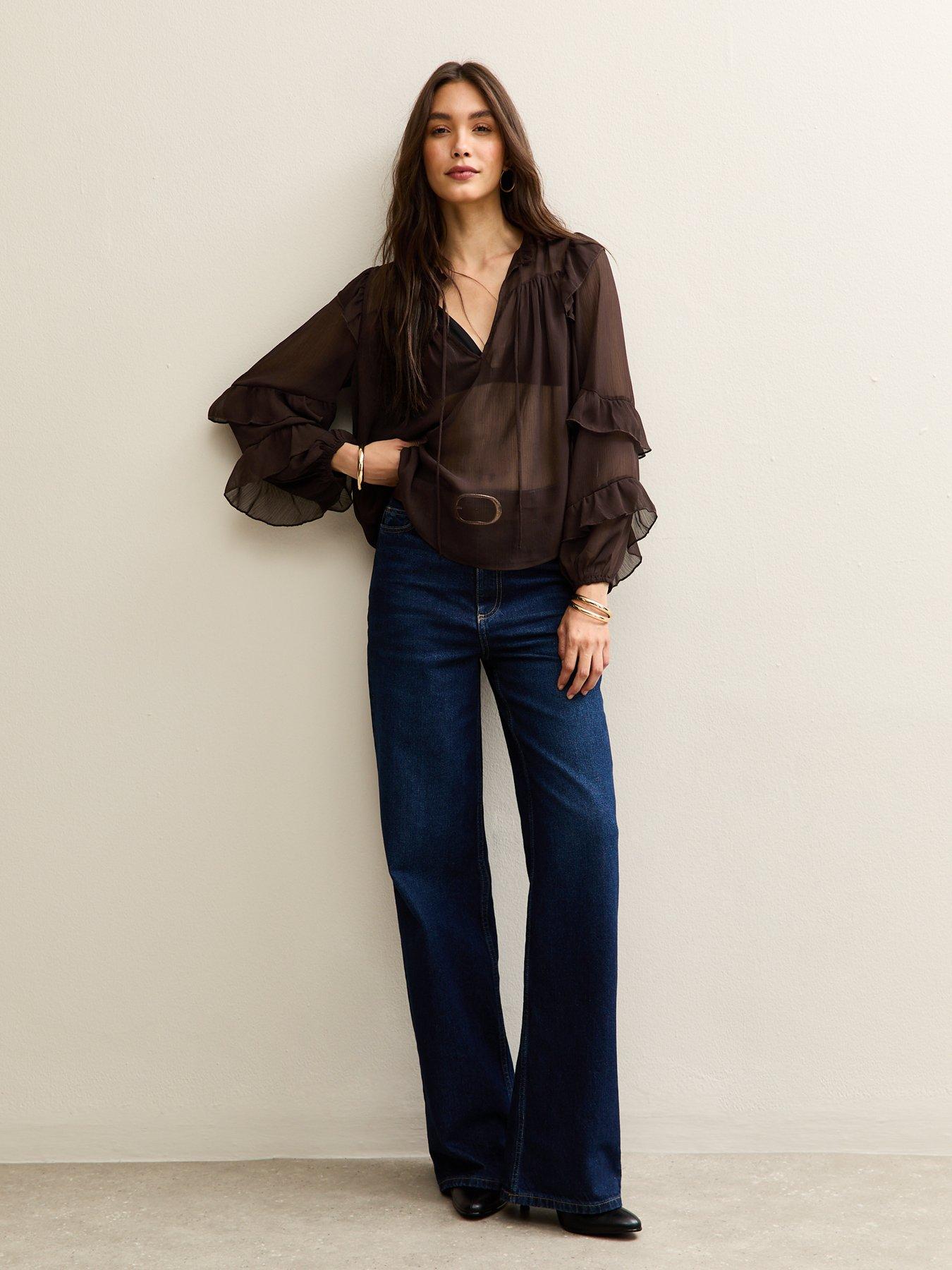 new-look-chiffon-tie-neck-blouse-browndetail