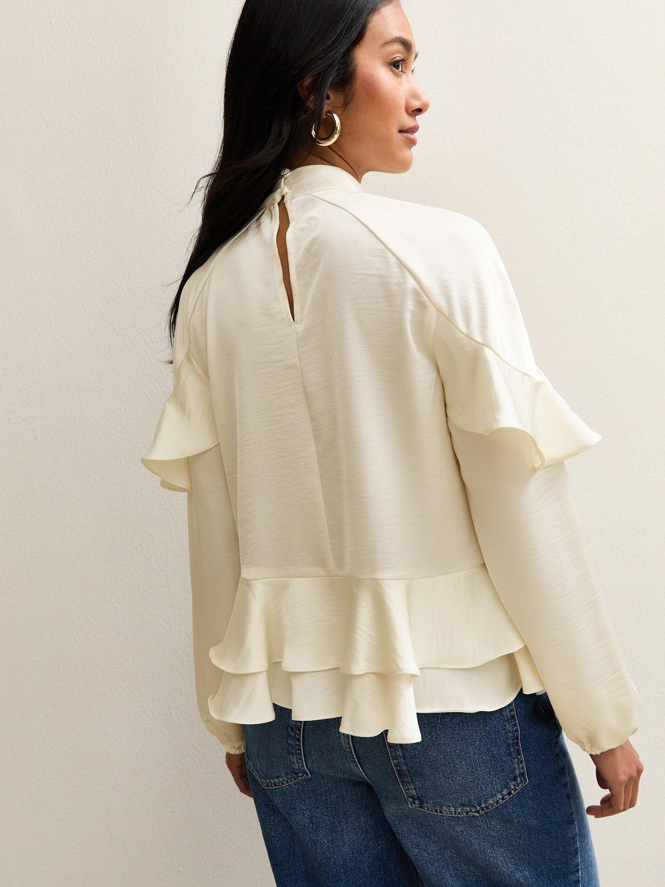 new-look-off-white-satin-frill-raglan-blousestillFront