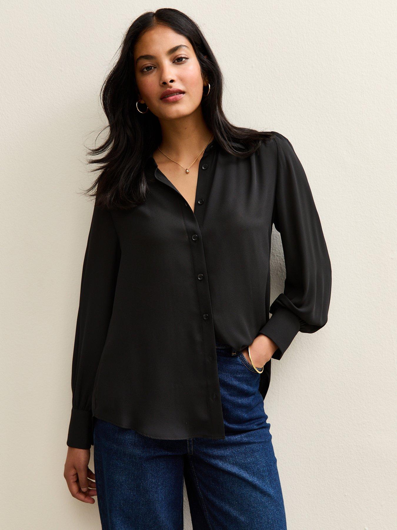 New Look Black Long Sleeve Shirt