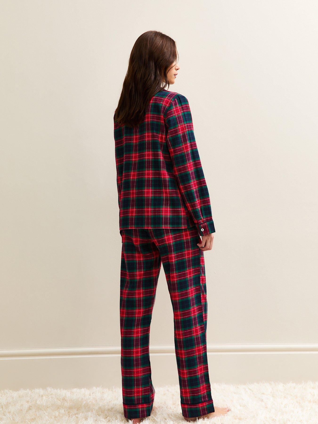 new-look-woven-check-pattern-revere-collar-pyjama-set-redstillFront