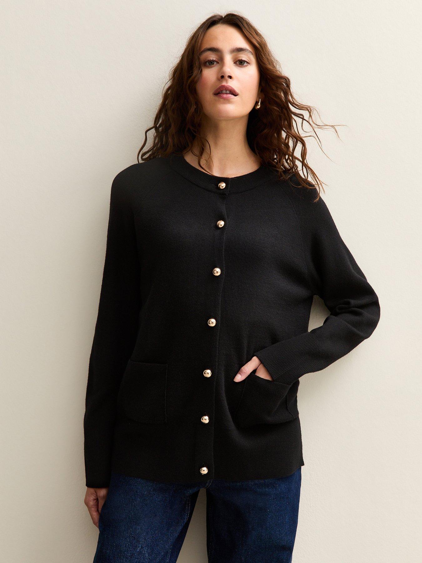 new-look-black-longline-crew-neck-cardigan