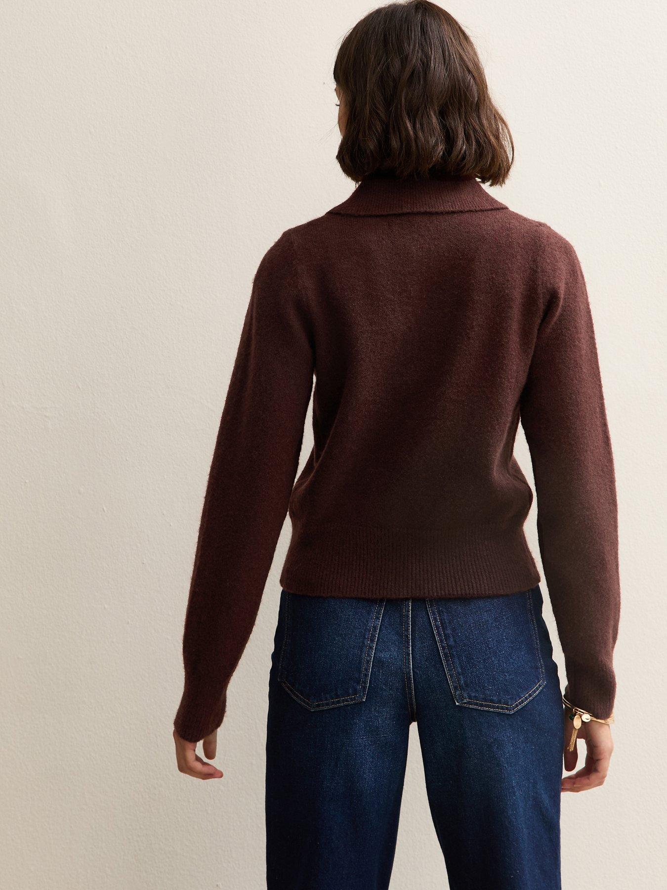 new-look-midweight-knit-collared-cardigan-burgundystillFront