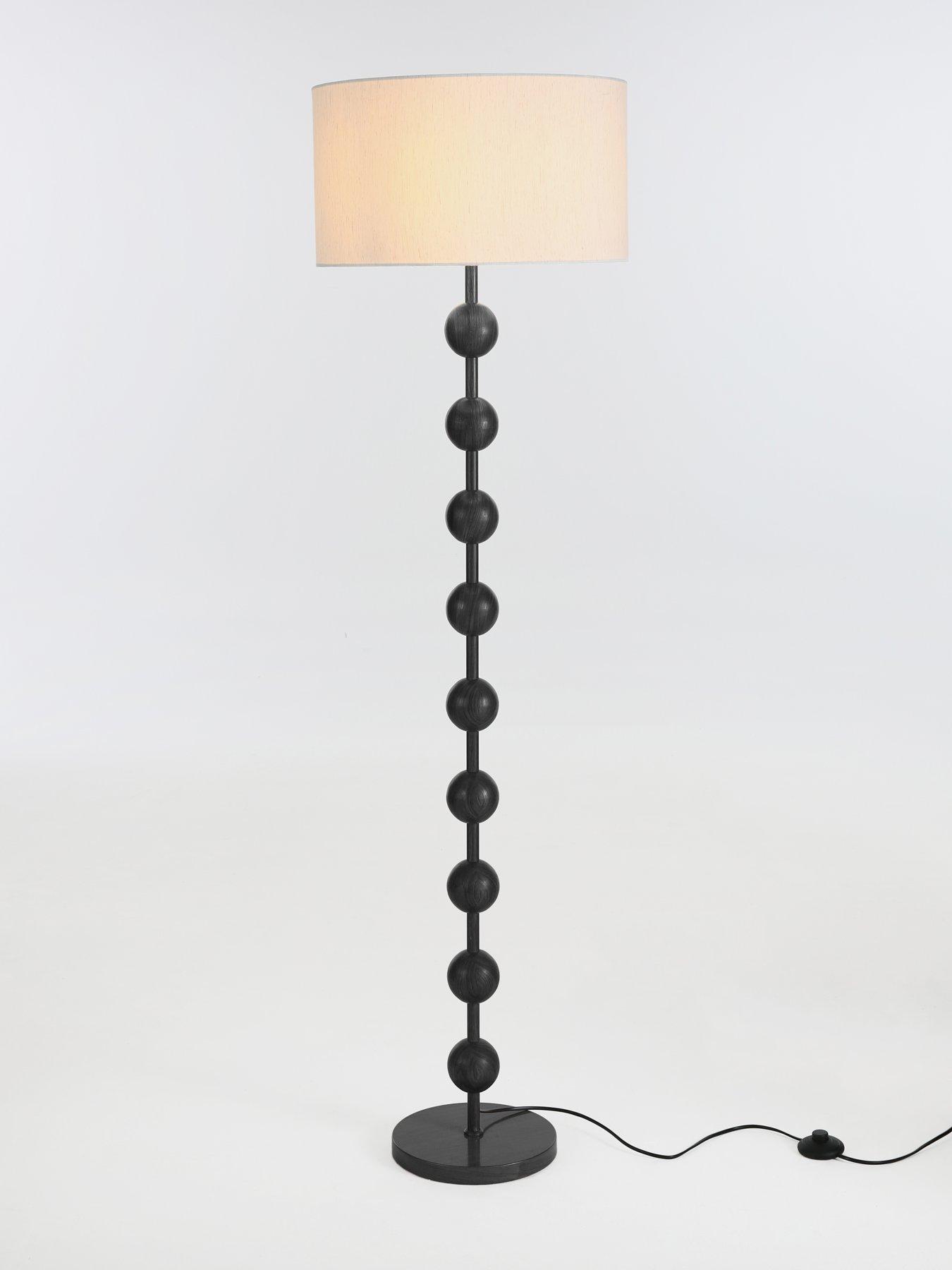 Image 3 of 7 of The Very Collection Floor Lamp With Linen Shade