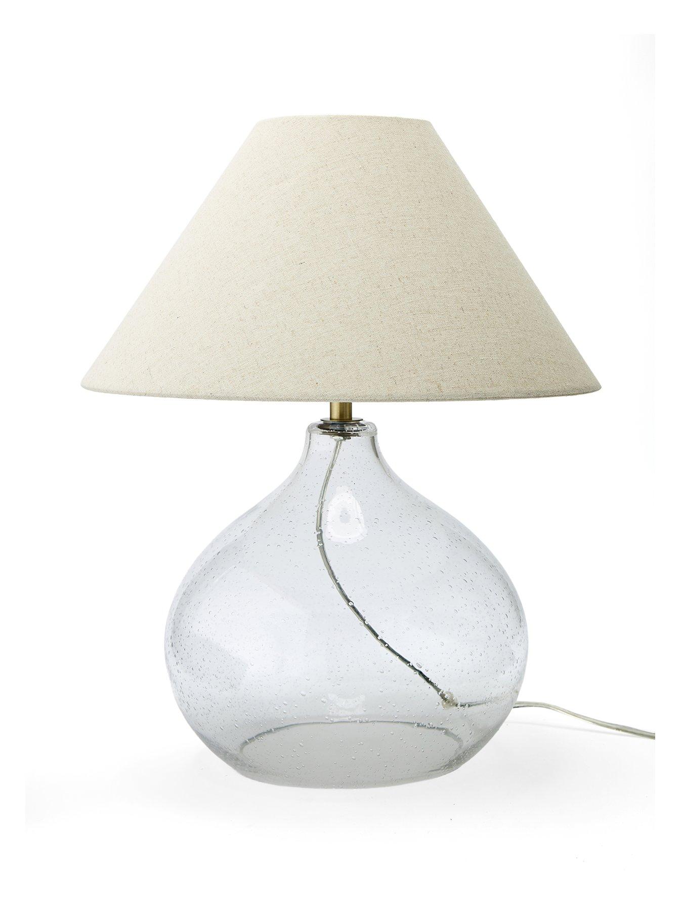 Image 2 of 6 of The Very Collection Bubble Glass Table Lamp