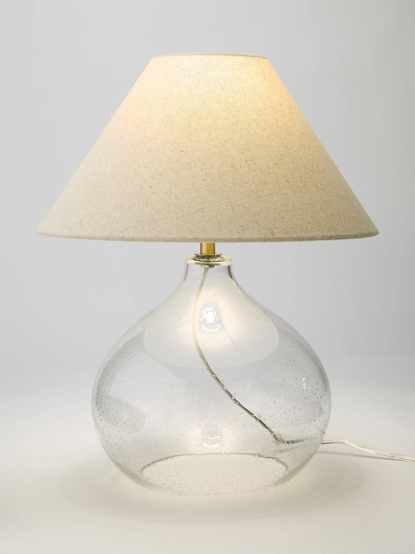 Image 3 of 6 of The Very Collection Bubble Glass Table Lamp