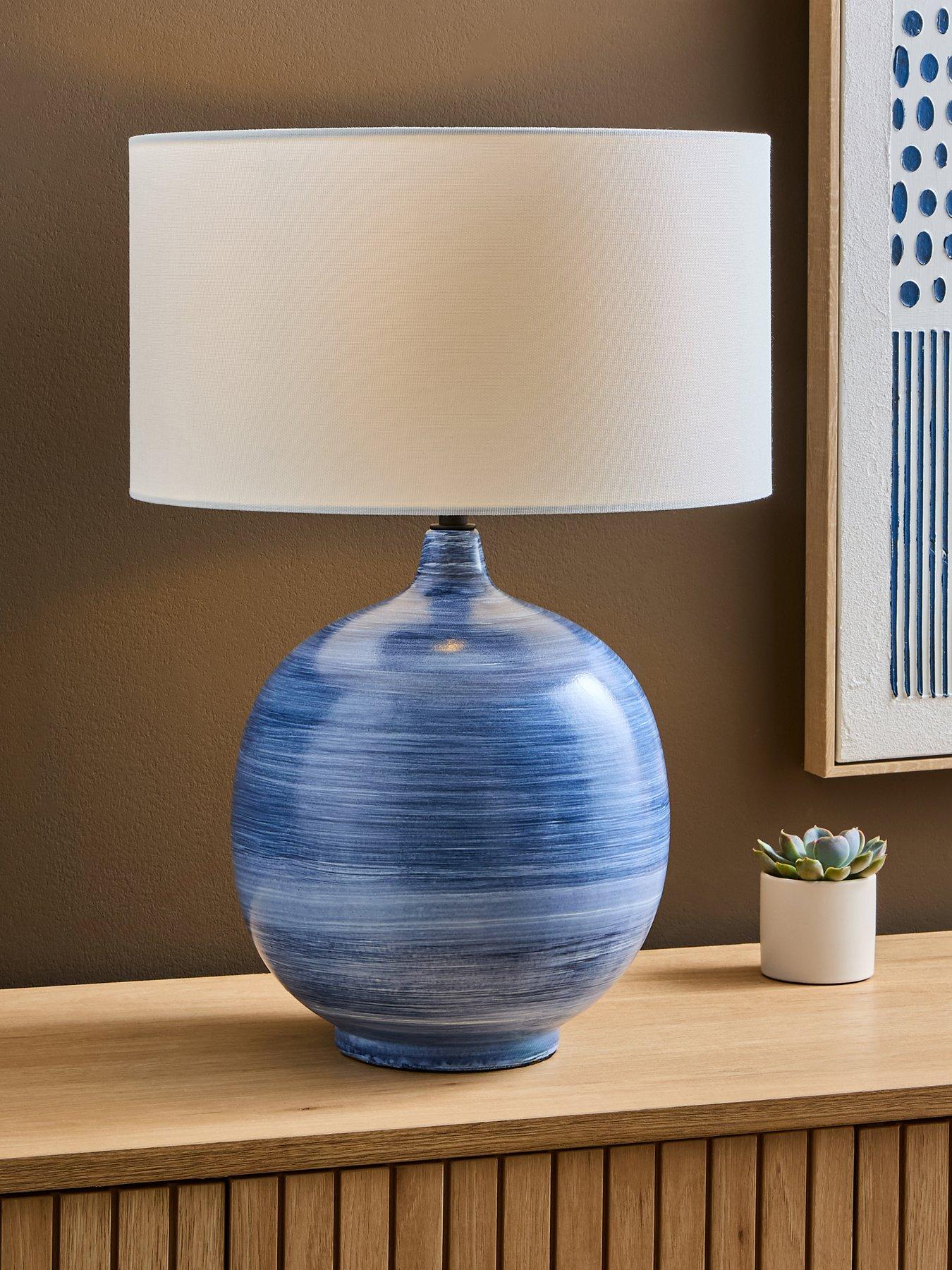 the-very-collection-blue-spinwash-ceramic-table-lampfront