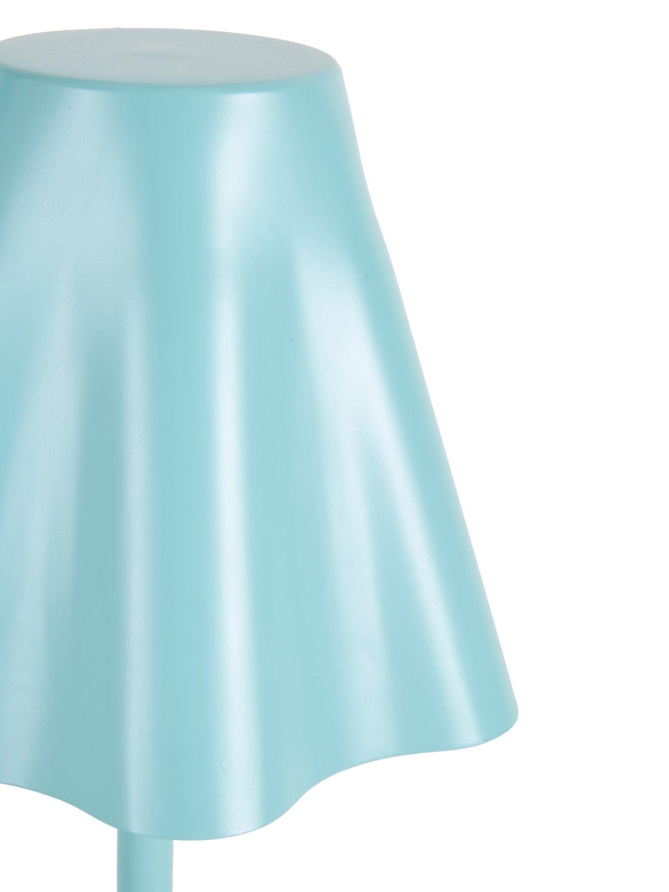 Image 3 of 5 of The Very Collection Rechargeable Table Lamp With Fluted Shade