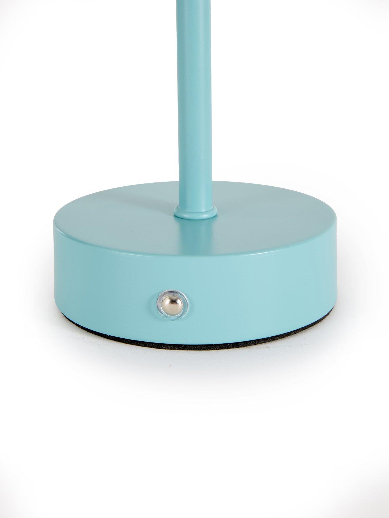 Image 4 of 5 of The Very Collection Rechargeable Table Lamp With Fluted Shade