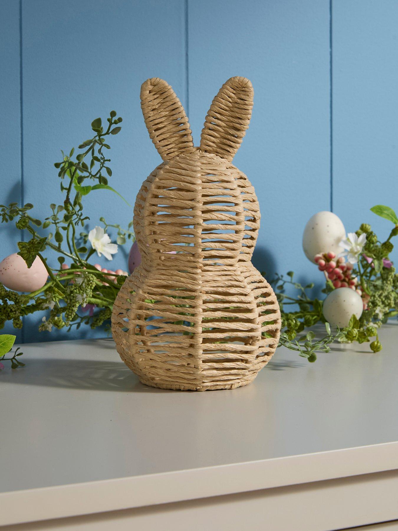 Image 1 of 6 of The Very Collection Natural Woven Rabbit