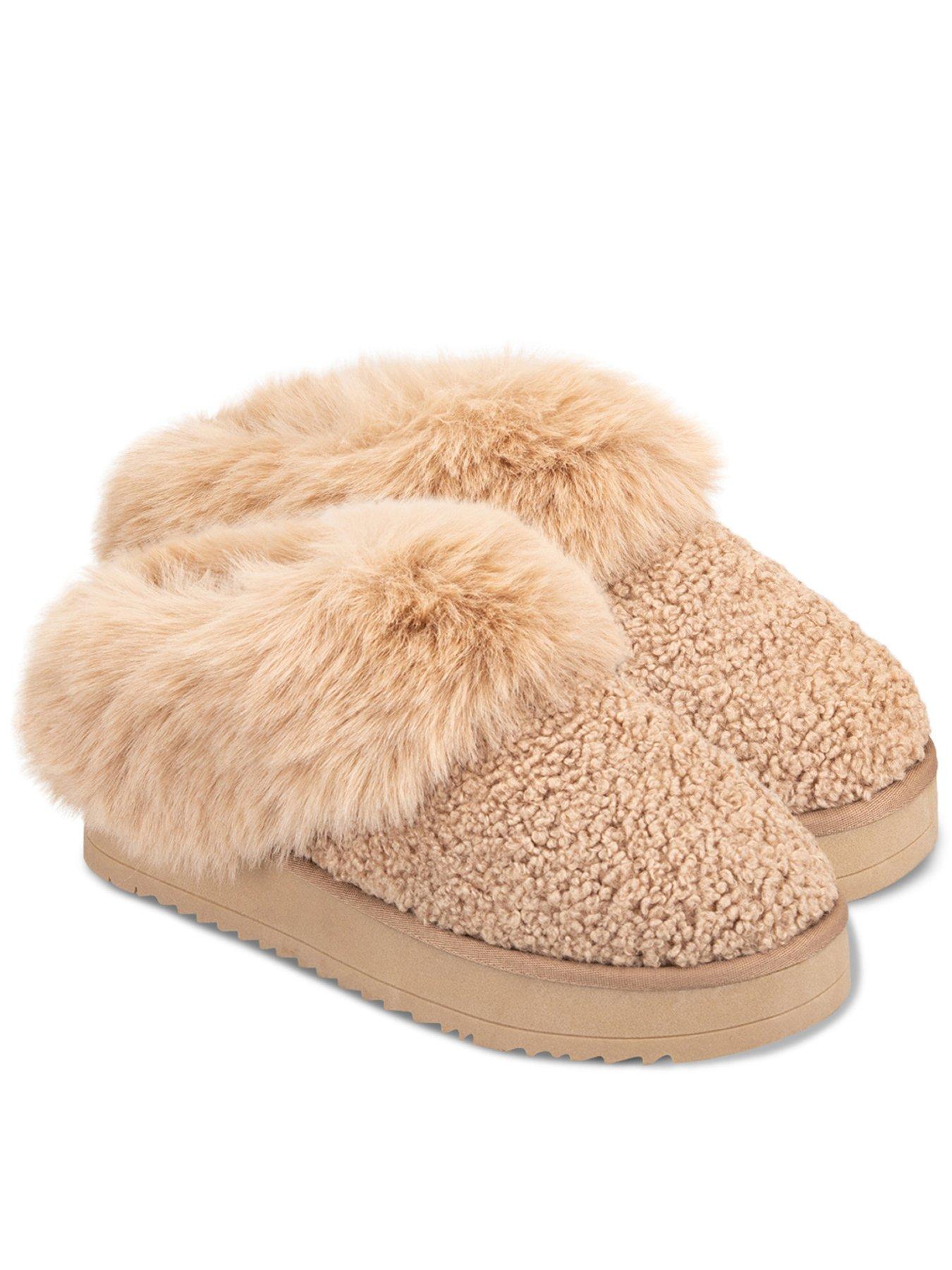 Image 1 of 4 of TOTES Totes Toasties Ladies Icons Textured Mule With Chunky Sole - Camel