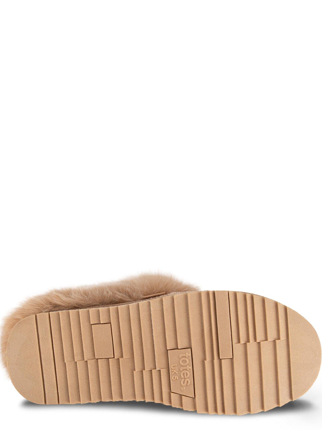 Image 3 of 4 of TOTES Totes Toasties Ladies Icons Textured Mule With Chunky Sole - Camel