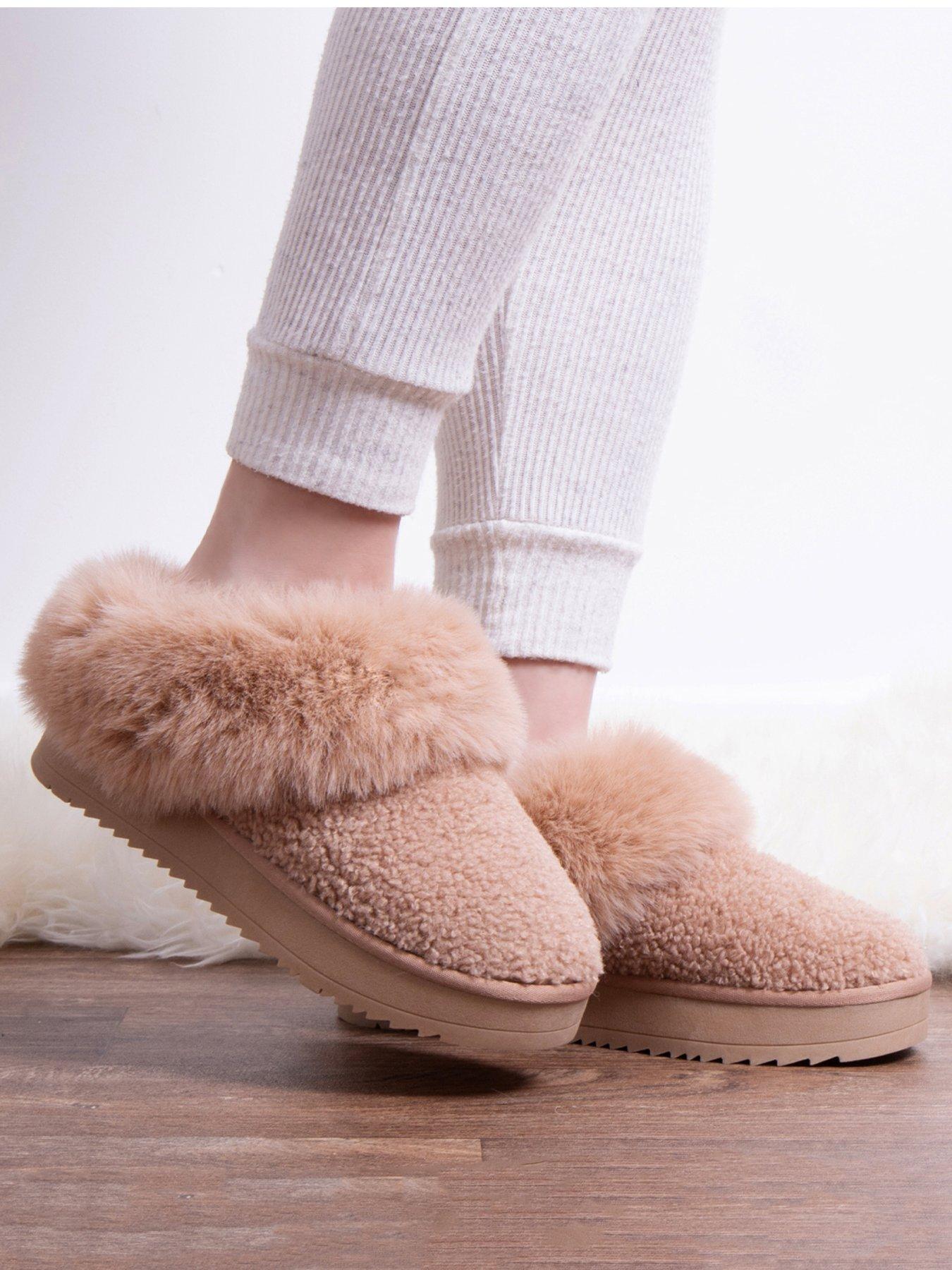 Image 4 of 4 of TOTES Totes Toasties Ladies Icons Textured Mule With Chunky Sole - Camel