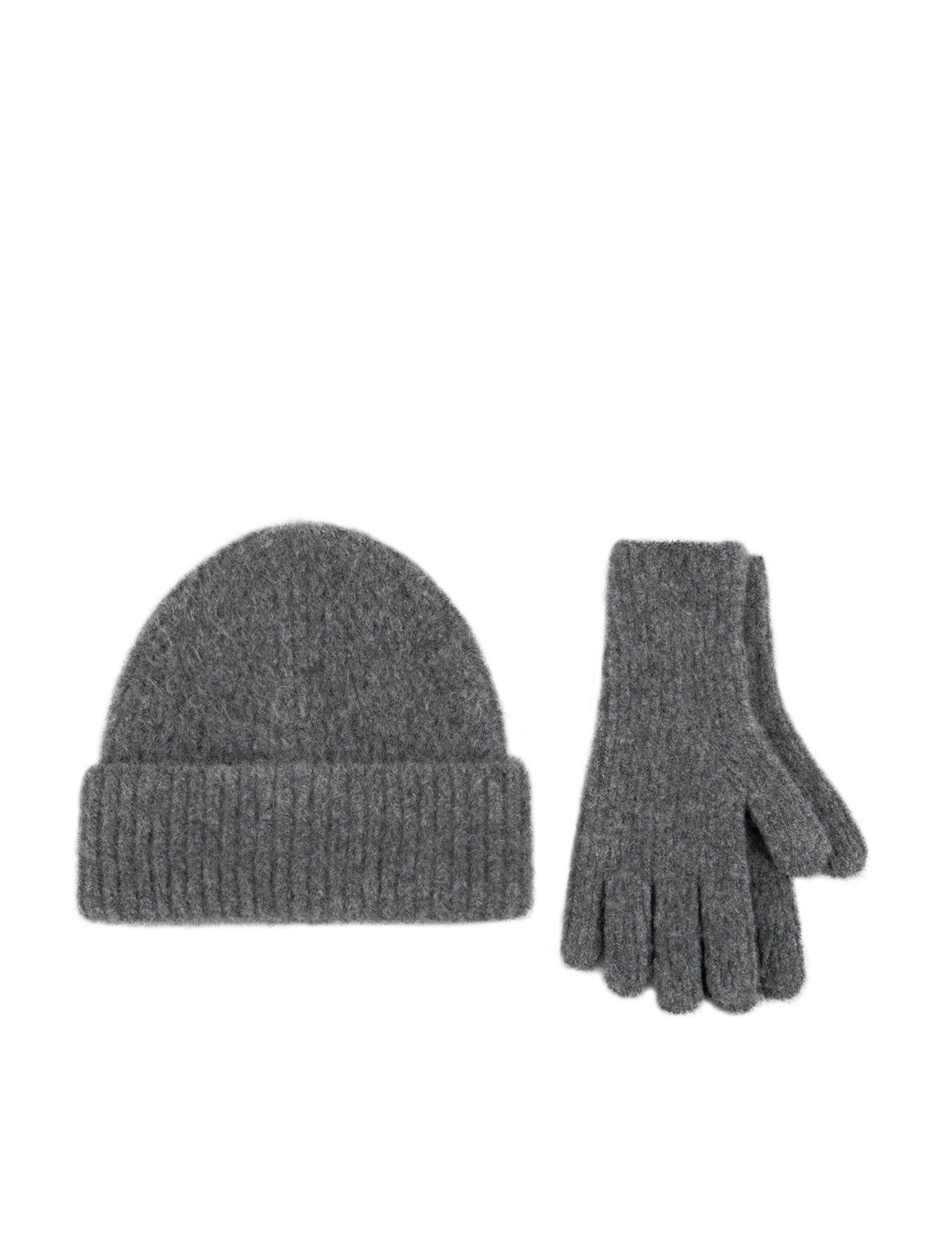 TOTES Totes Toasties Ladies Knitted Hat  &  Glove Gift Set - Charcoal